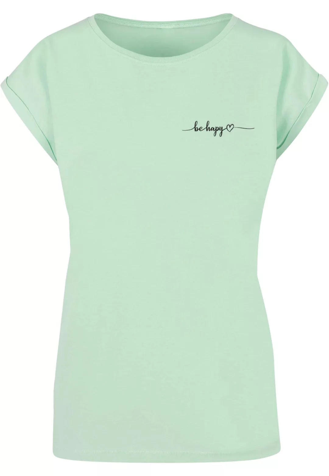 Merchcode T-Shirt "Merchcode Damen Ladies Be Happy T-Shirt" günstig online kaufen