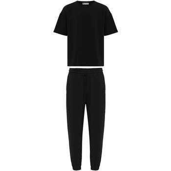 Dandalo  T-Shirts & Poloshirts Achraf Crewneck Short Sleeve T-shirt Jogger günstig online kaufen
