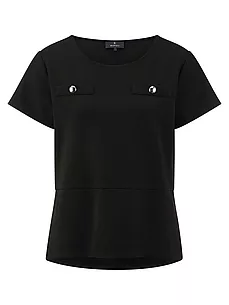 Rundhals-Shirt Monari schwarz günstig online kaufen