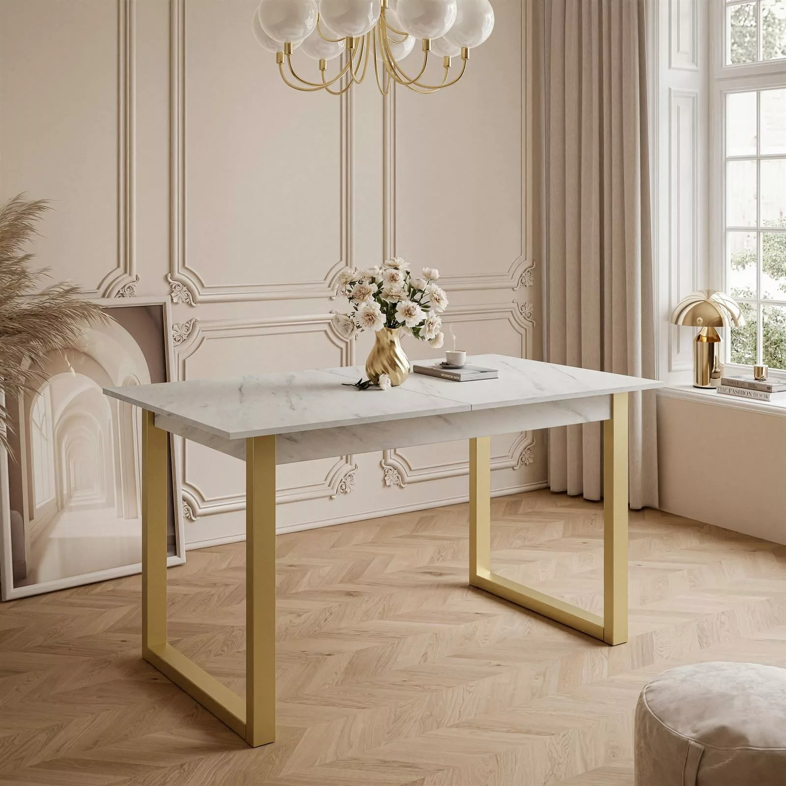 Lookway Esstisch ARTON GOLD II 140 günstig online kaufen