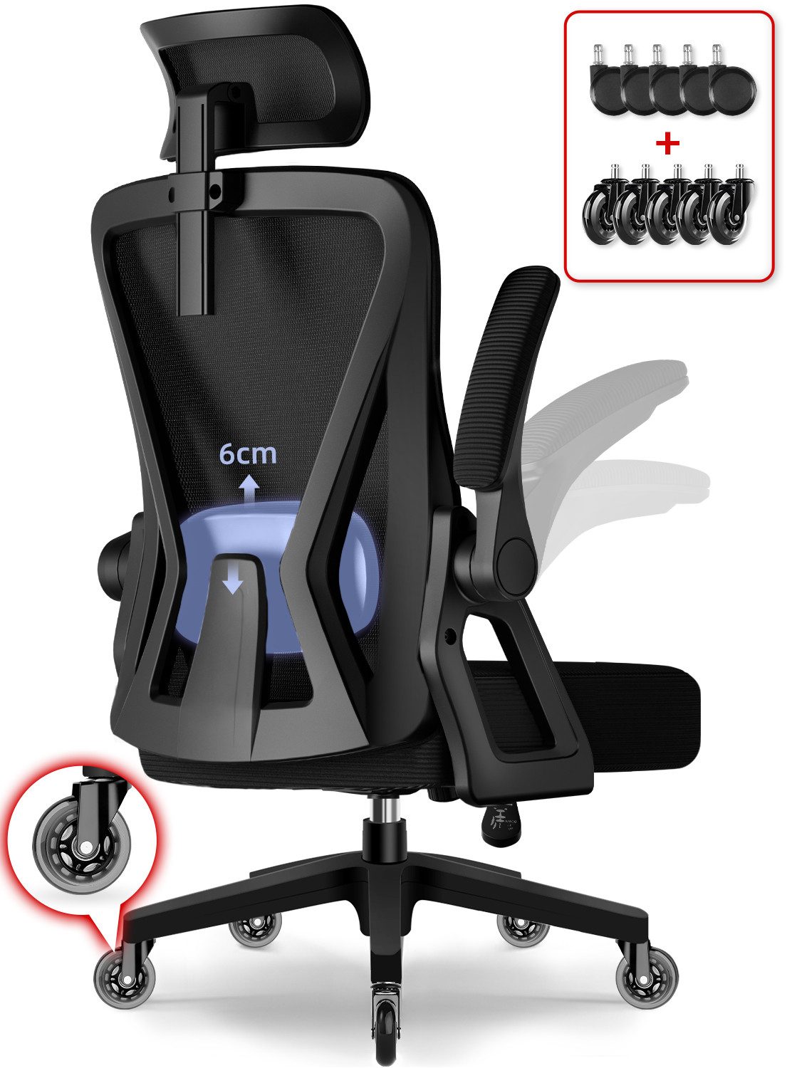 Adormii Bürostuhl Ergonomischer Bürostuhl mit verstellbarer günstig online kaufen