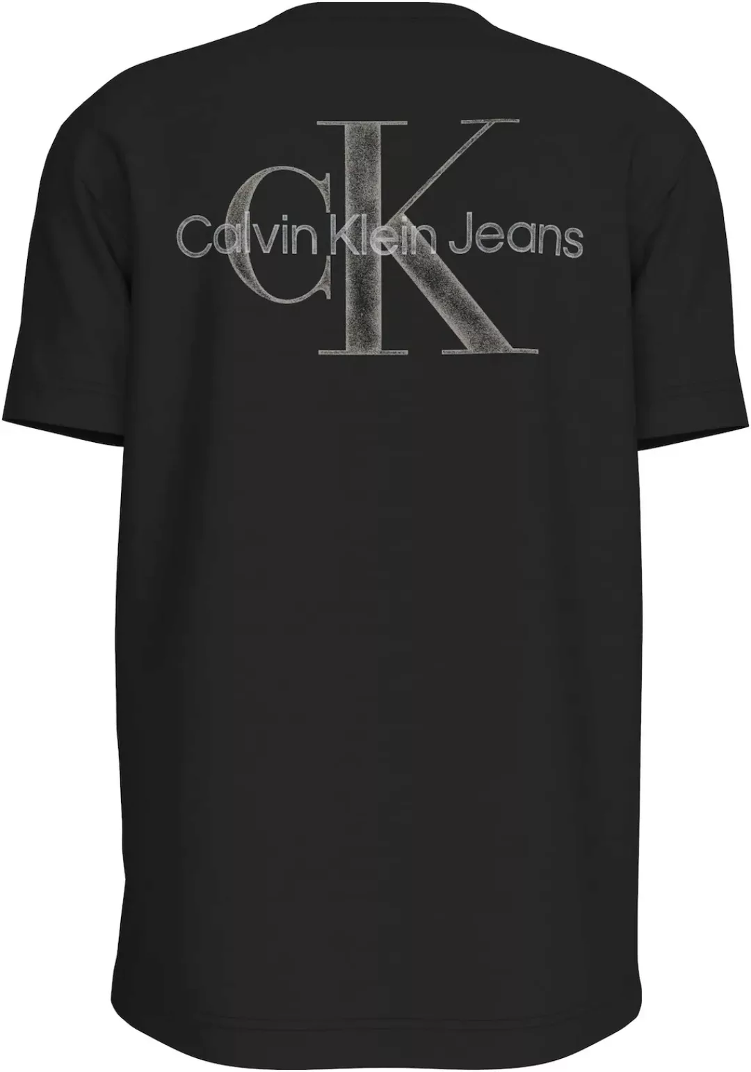 Calvin Klein Jeans T-Shirt TEXTURED MONOLOGO TEE mit Backprint günstig online kaufen