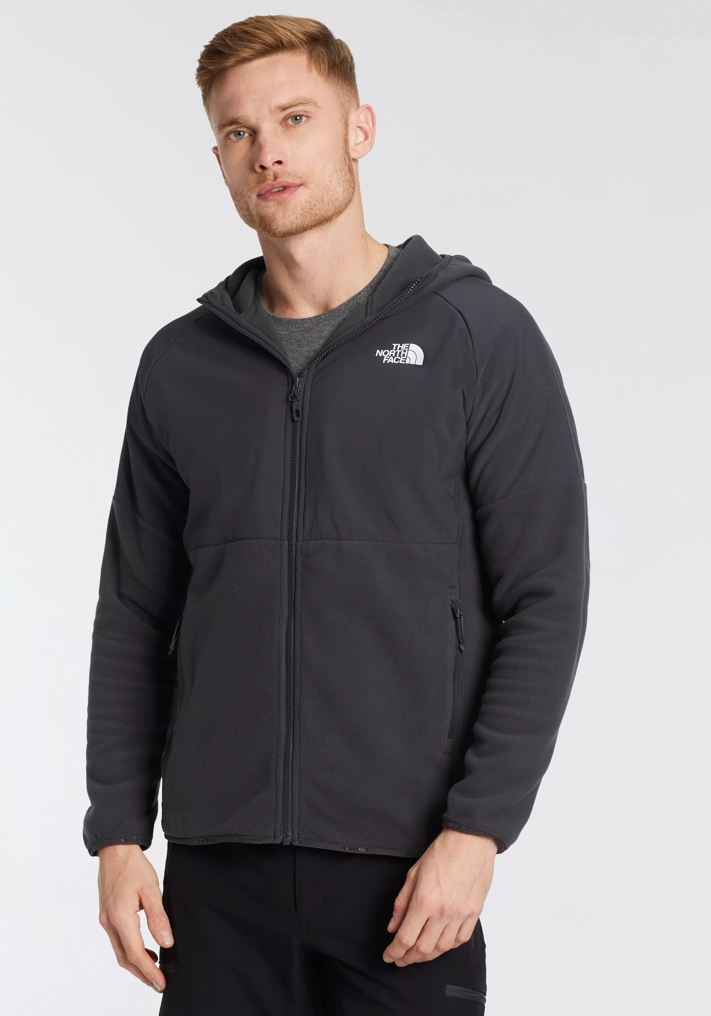 The North Face Fleecejacke "Glacier Fleece", mit Kapuze, mit Logodruck günstig online kaufen