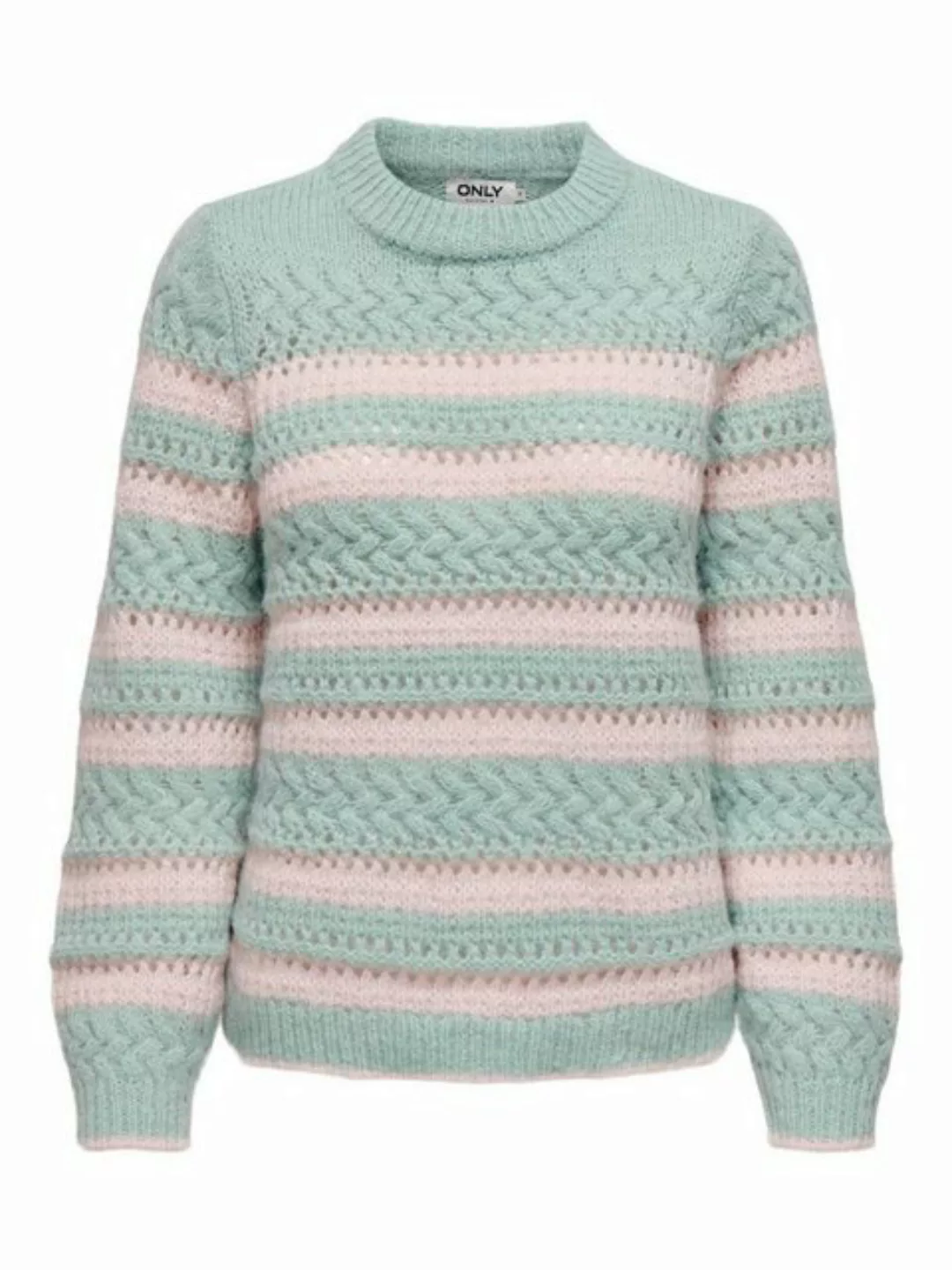 ONLY Strickpullover ONLKIMA LS LIFE STRIPE O-NECK CC KN günstig online kaufen