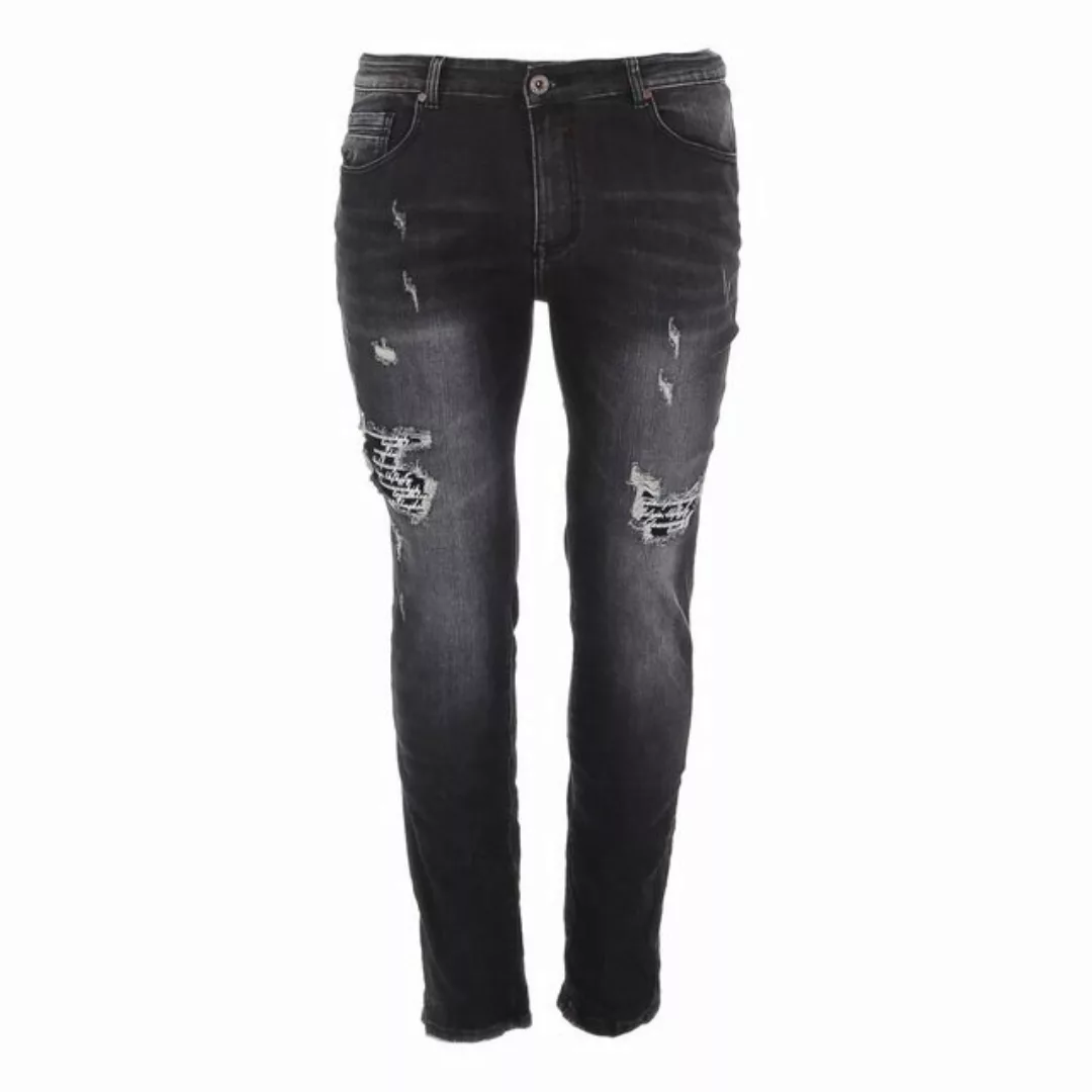 Ital-Design Stretch-Jeans Herren Freizeit (80267528) Destroyed-Look Stretch günstig online kaufen