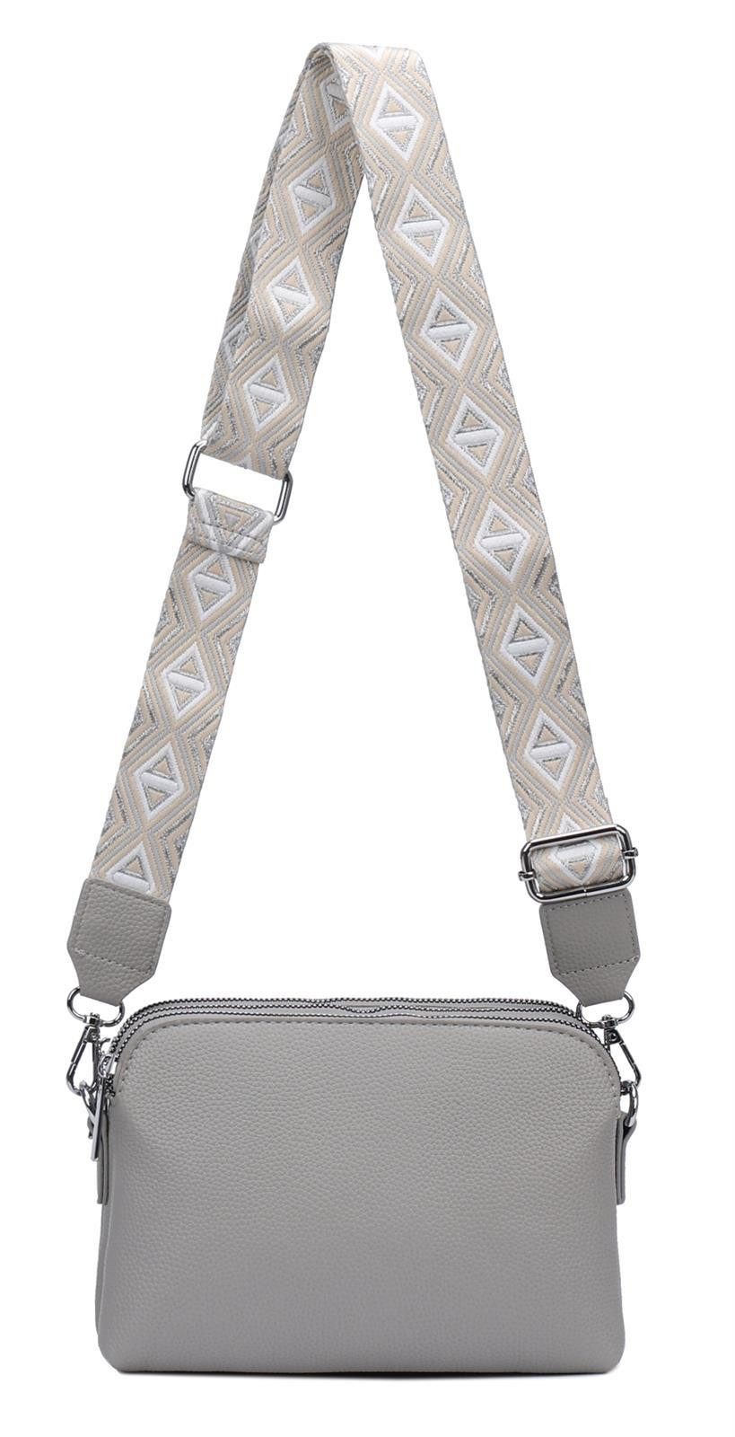 ITALYSHOP24 Schultertasche Damen Tasche Bodybag Umhängetasche günstig online kaufen