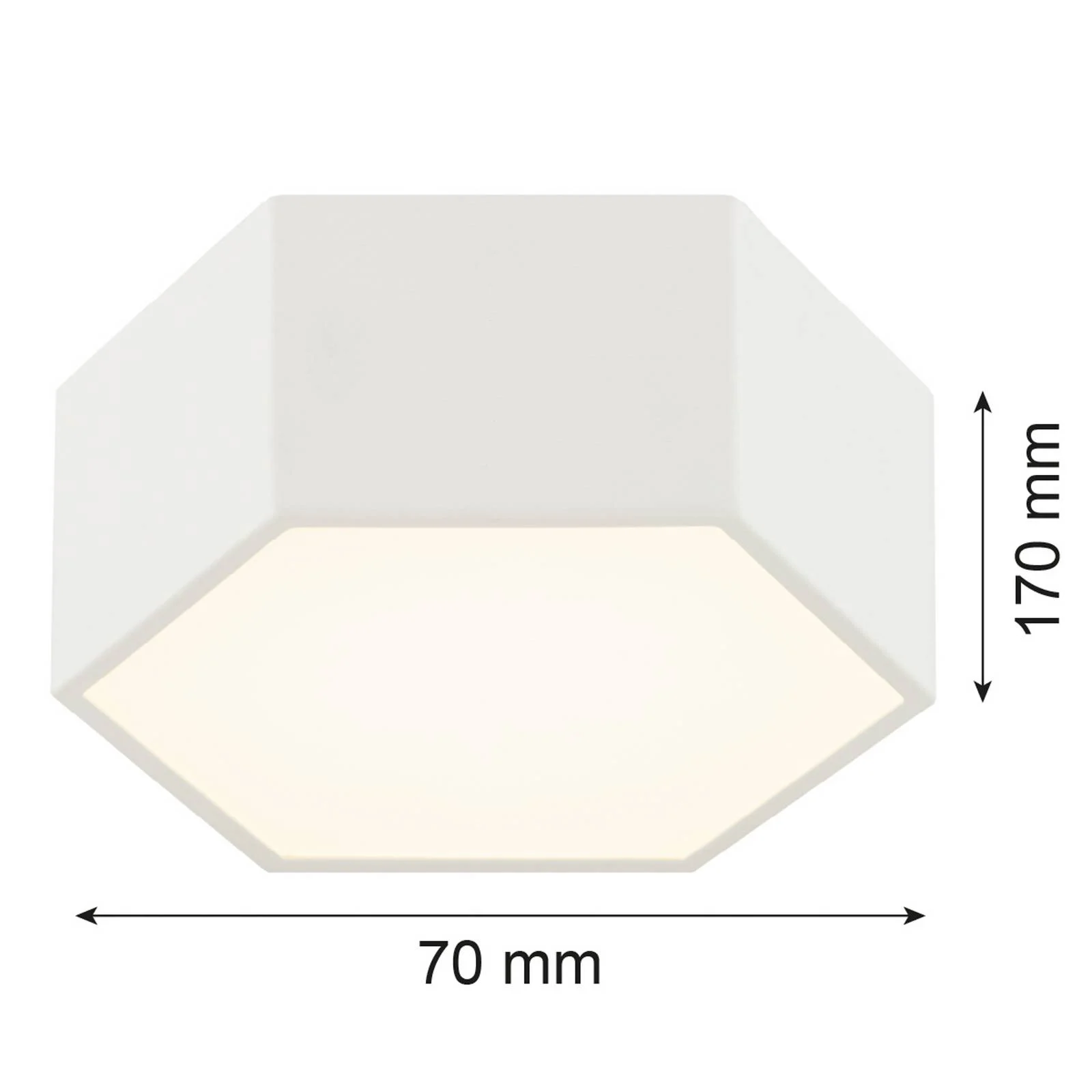 LED-Deckenleuchte Libre, cremeweiß, Stahl, 3.000 K günstig online kaufen