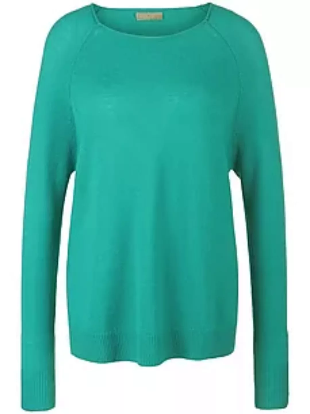 Pullover aus 100% Kaschmir include grün günstig online kaufen