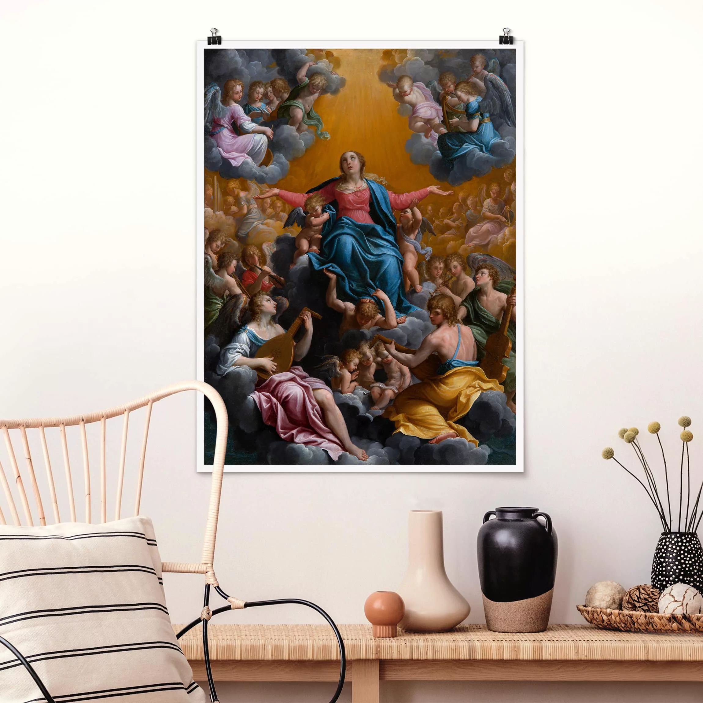 Poster Kunstdruck - Hochformat Guido Reni - Himmelfahrt Mariens günstig online kaufen