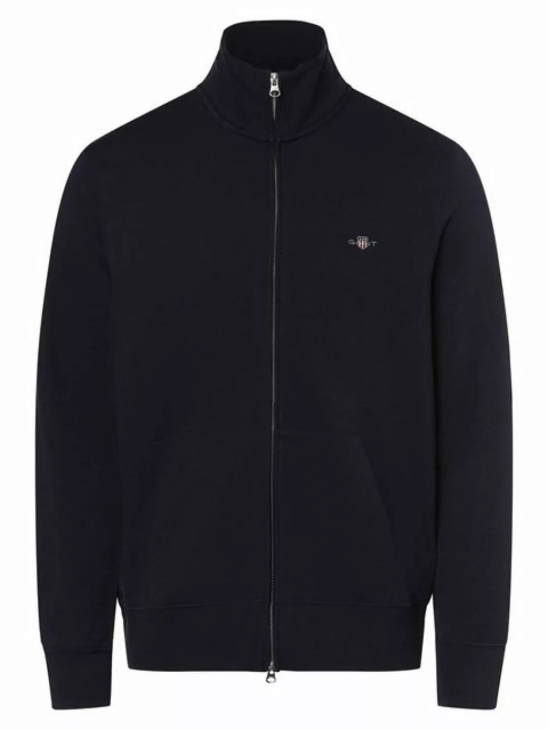 Gant Sweatjacke "REG SHIELD FULL ZIP SWEAT", mit Logostickerei auf der Brus günstig online kaufen