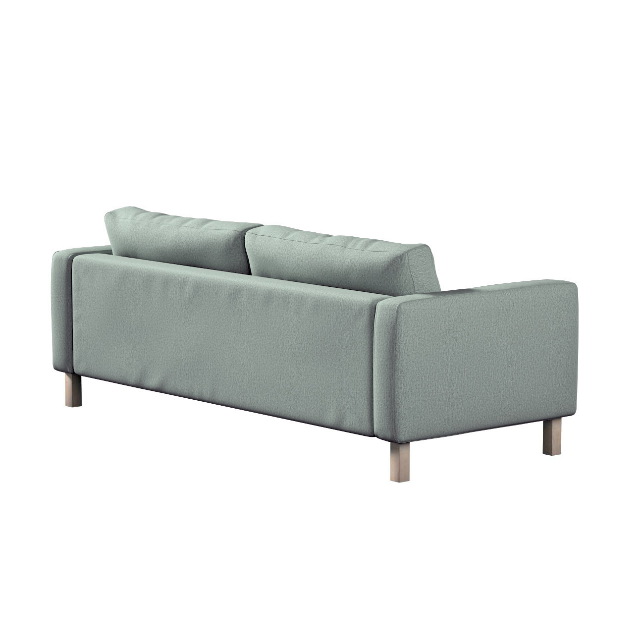 Bezug für Karlstad 3-Sitzer Sofa nicht ausklappbar, kurz, eukalyptusgrün, B günstig online kaufen