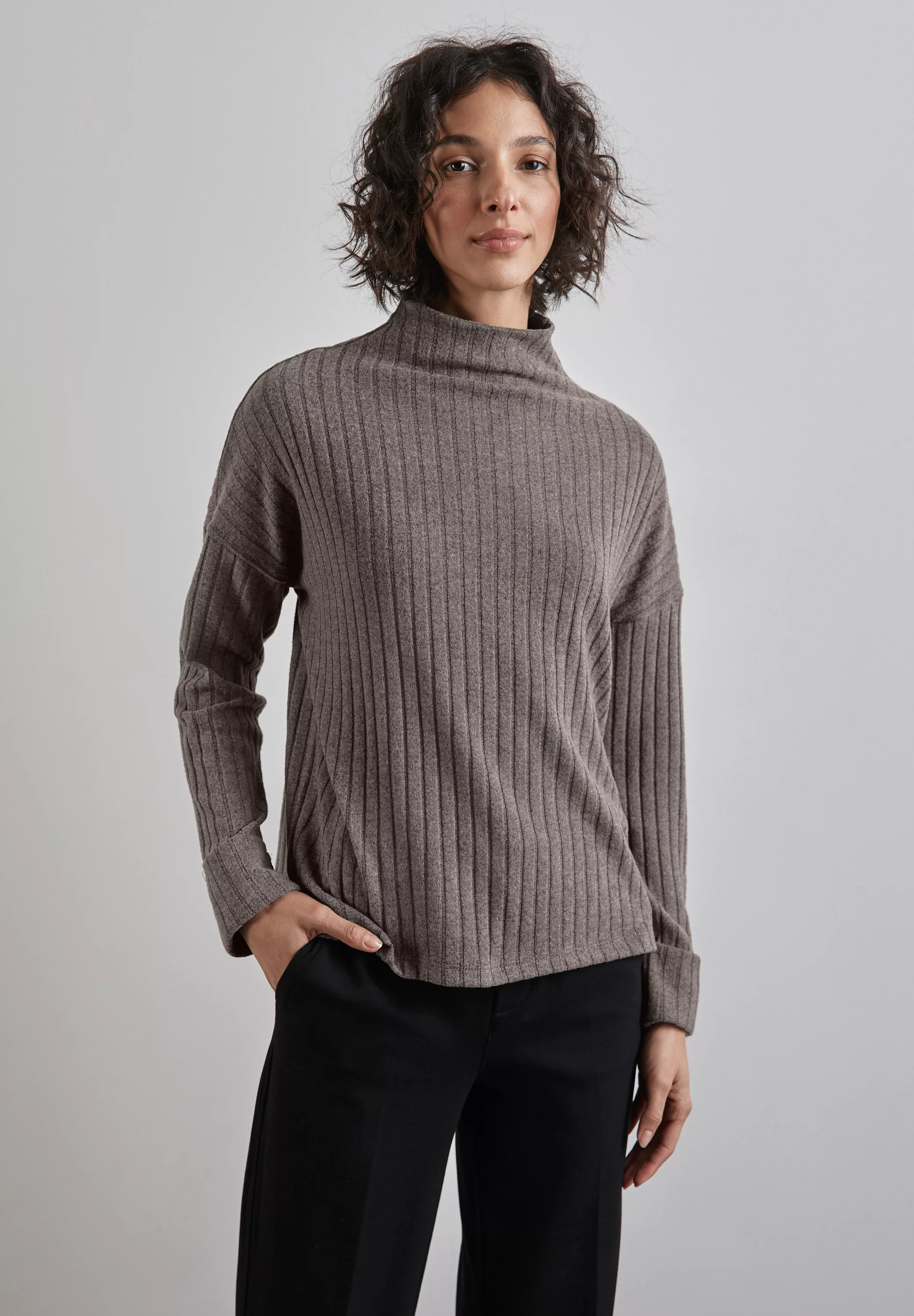 STREET ONE Cardigan, aus softem Materialmix günstig online kaufen