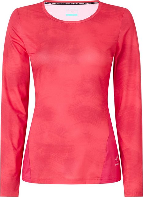 Energetics Langarmshirt Da.-Langarmshirt Gerddy LS W AOP/RED günstig online kaufen