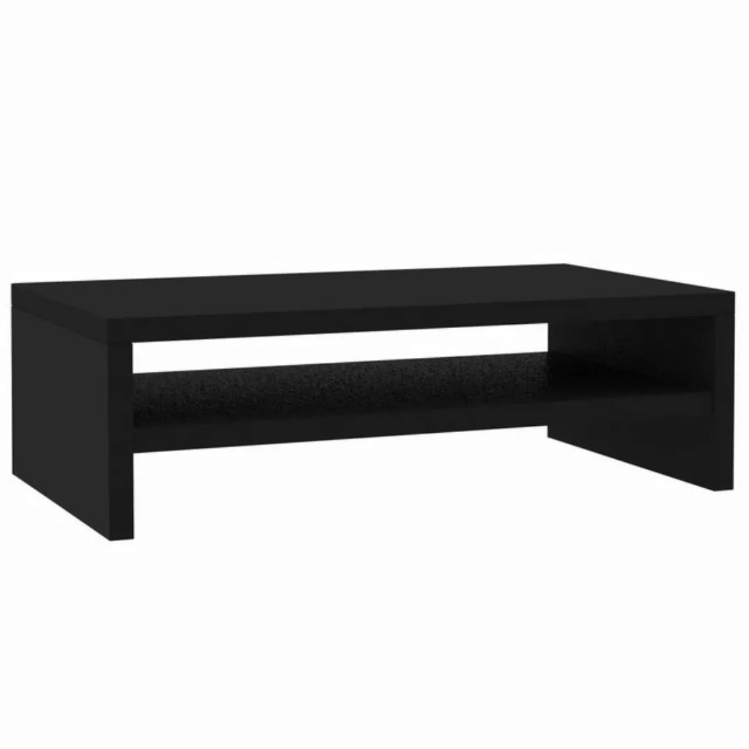 vidaXL TV-Schrank Monitorständer Schwarz 42x24x13 cm Spanplatte TV-Lowboard günstig online kaufen