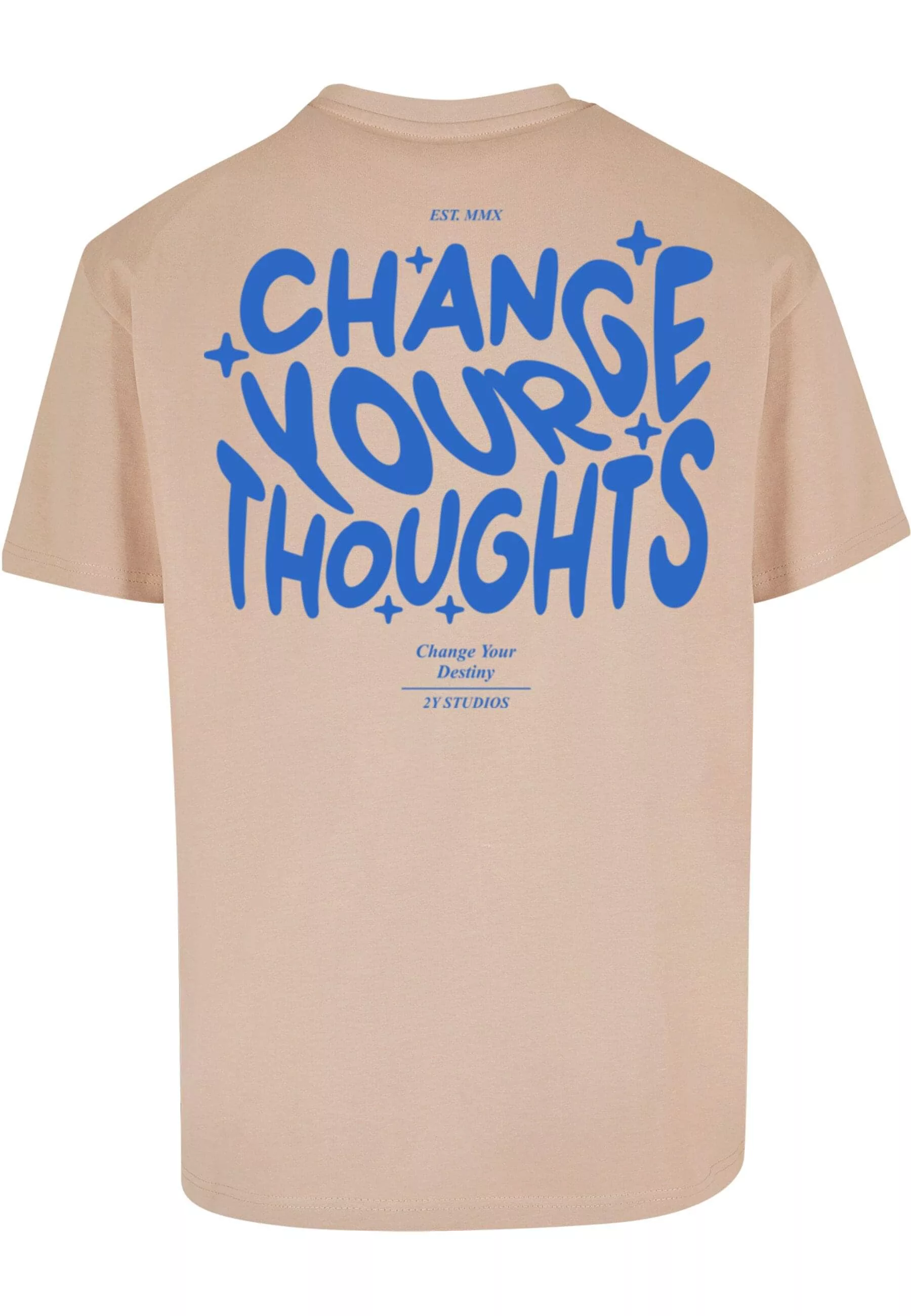 2Y Studios T-Shirt "2Y Studios Herren Thoughts Oversize Tee" günstig online kaufen