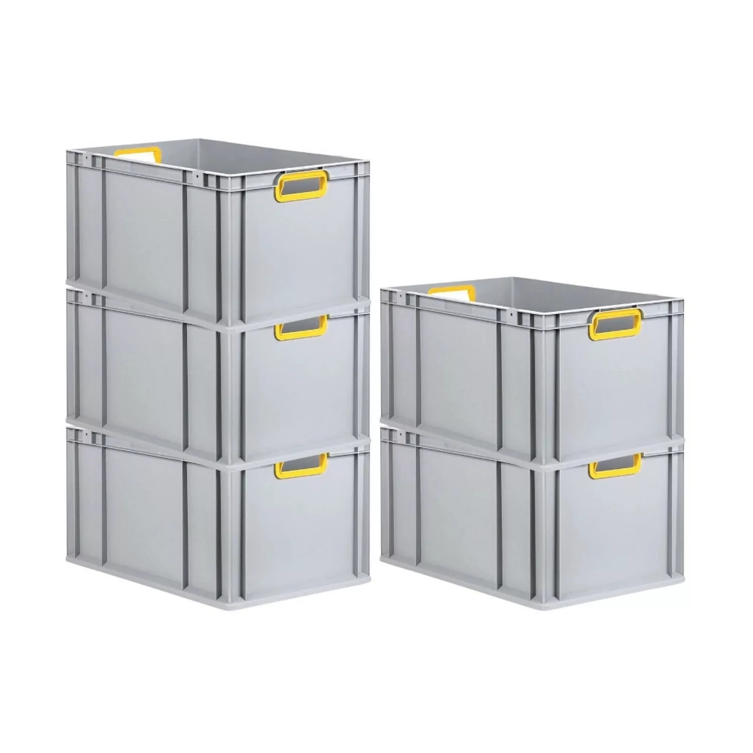 PROREGAL Spar Set 5x Eurobox Nextgen Color HxBxT 32 x 40 x 60 cm 65 Liter G günstig online kaufen