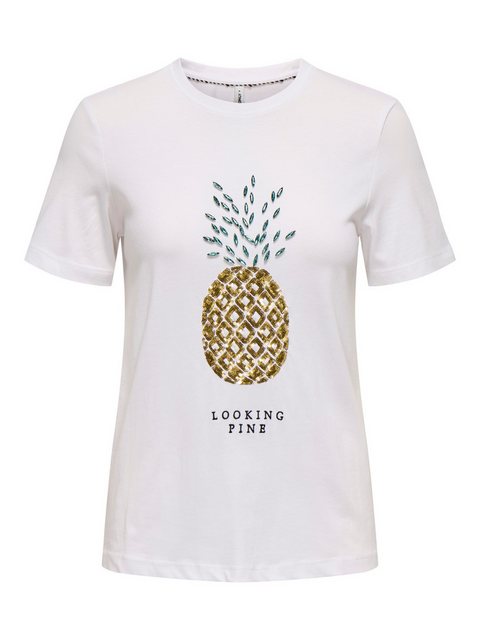 ONLY Kurzarmshirt ONLKITA LIFE REG S/S PINEAPPLE TOP JRS günstig online kaufen