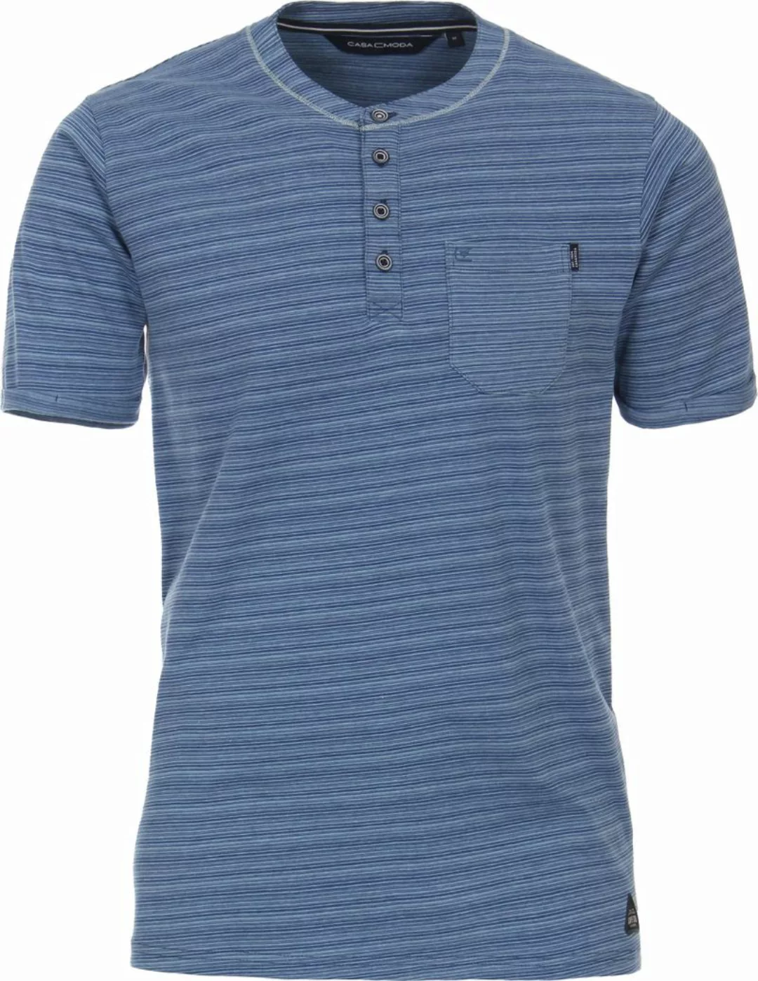 Casa Moda T-Shirt Blau Streifen - Größe L günstig online kaufen