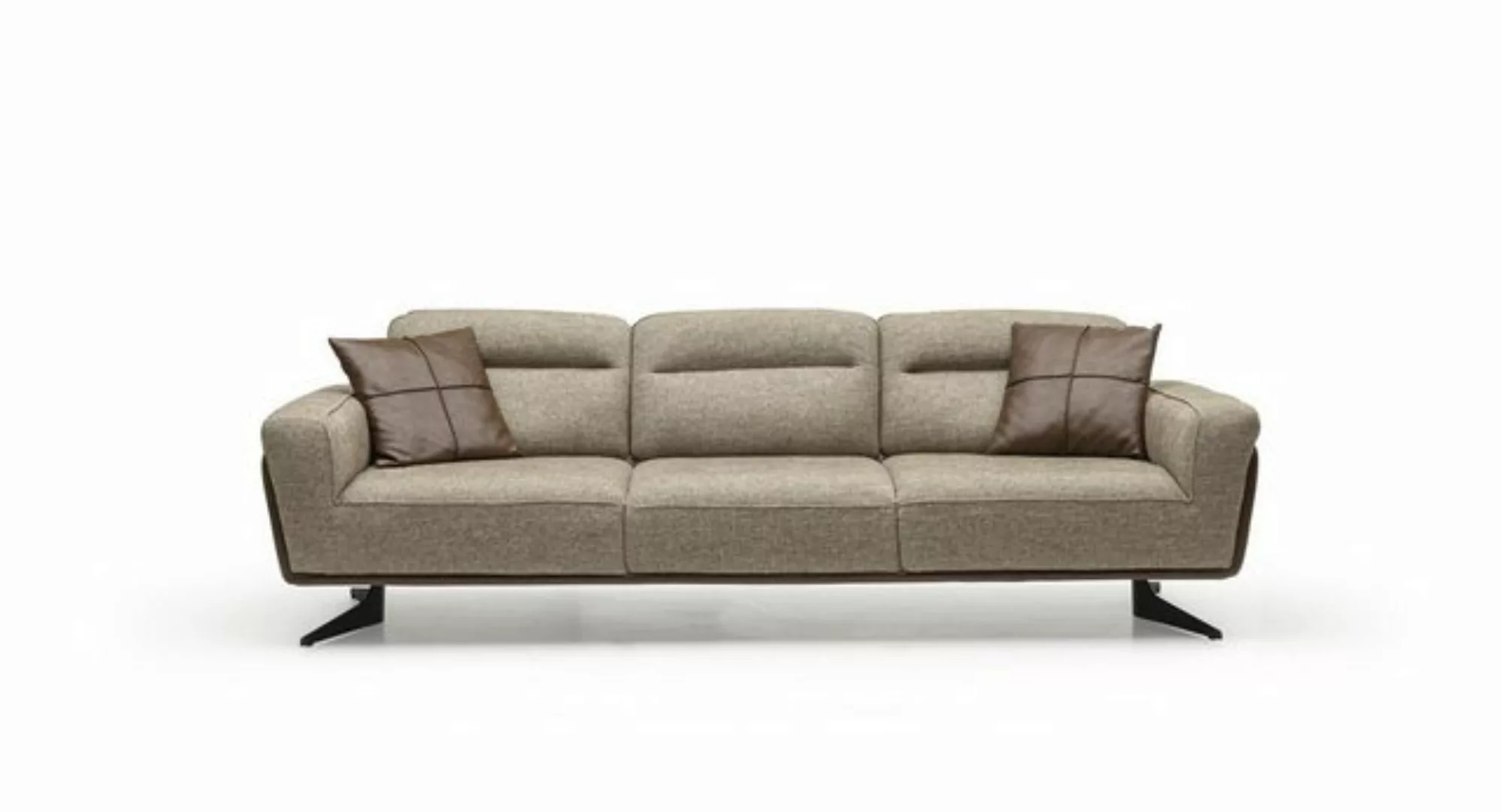 Xlmoebel 4-Sitzer Bequemes 260cm großes Stoffsofa für das Wohnzimmer, Herge günstig online kaufen