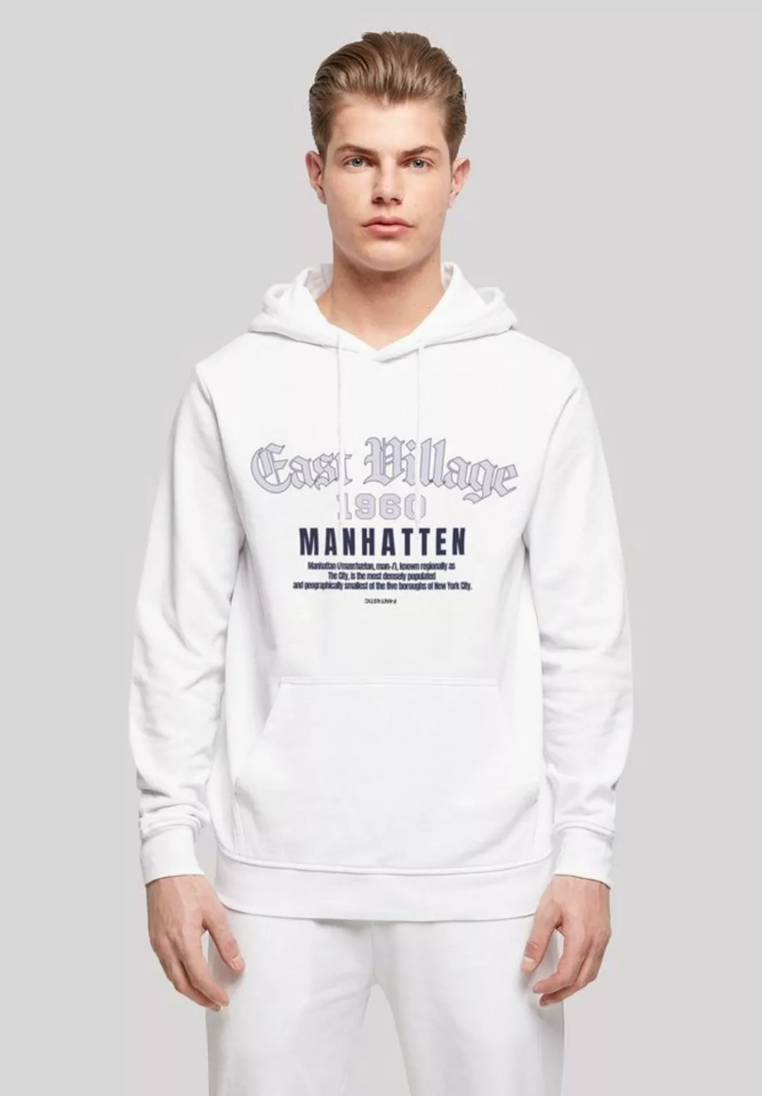 F4NT4STIC Kapuzenpullover "East Village Manhatten HOODIE", Print günstig online kaufen