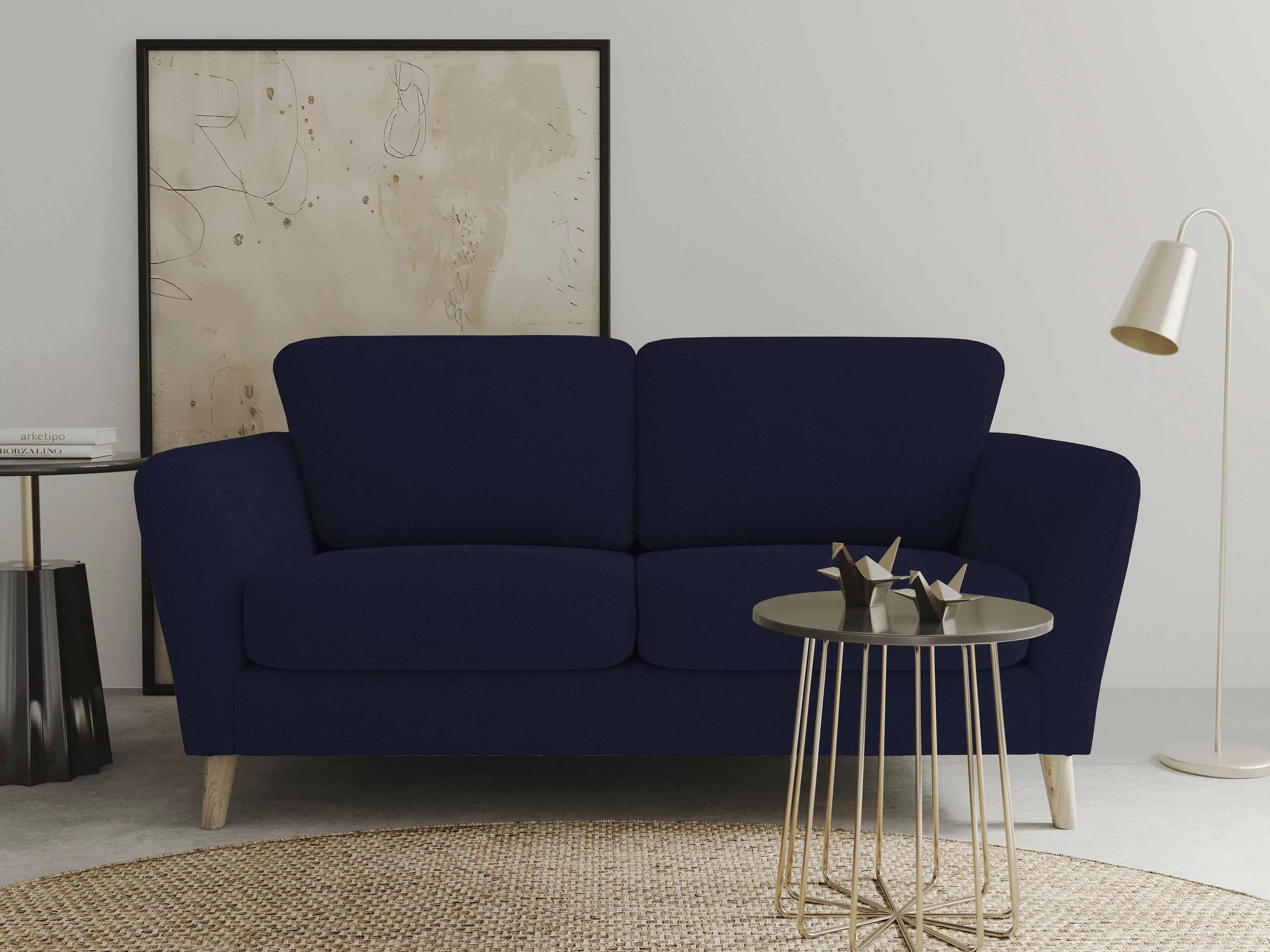 Home affaire 2-Sitzer MARSEILLE Sofa 170 cm, mit Massivholzbeinen aus Eiche günstig online kaufen