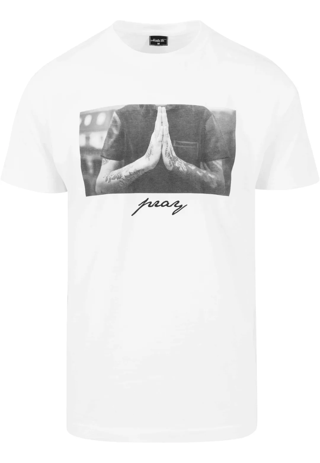 MisterTee T-Shirt "MisterTee Herren Pray Tee" günstig online kaufen