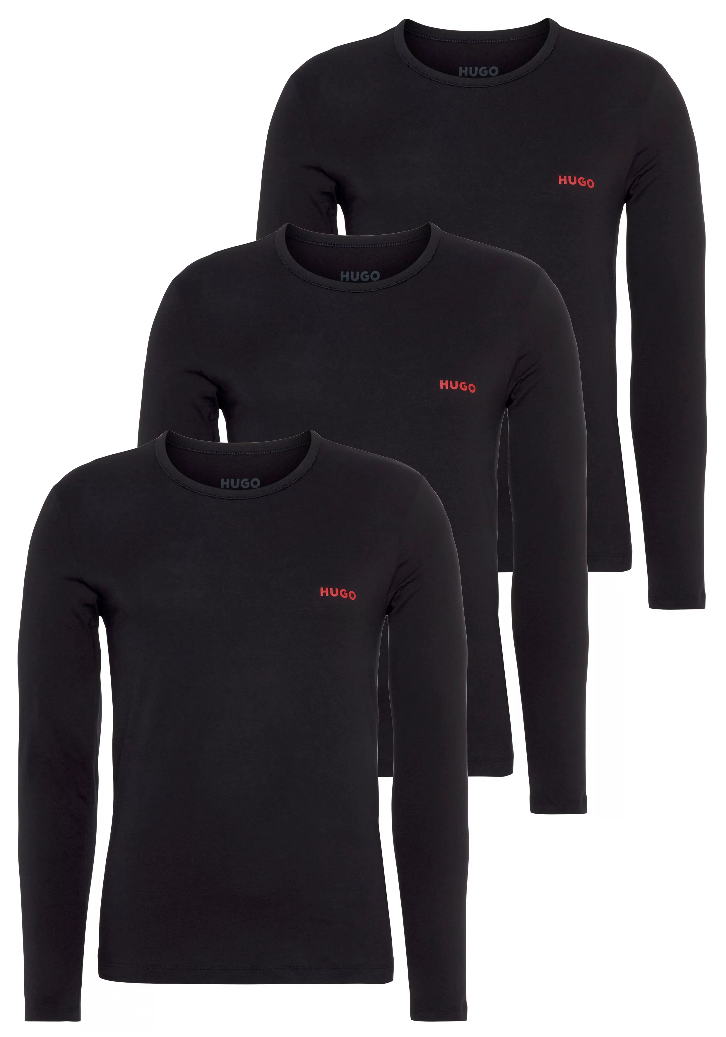 HUGO Underwear Langarmshirt "LS-SHIRT RN TRIPLET", (Set, 3er Pack) günstig online kaufen
