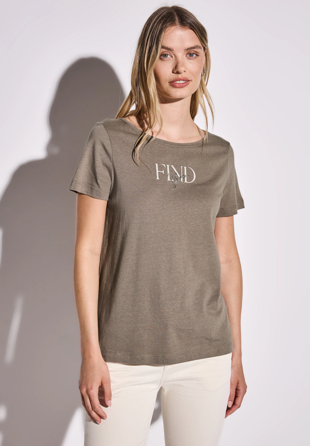 STREET ONE T-Shirt, schimmernd günstig online kaufen