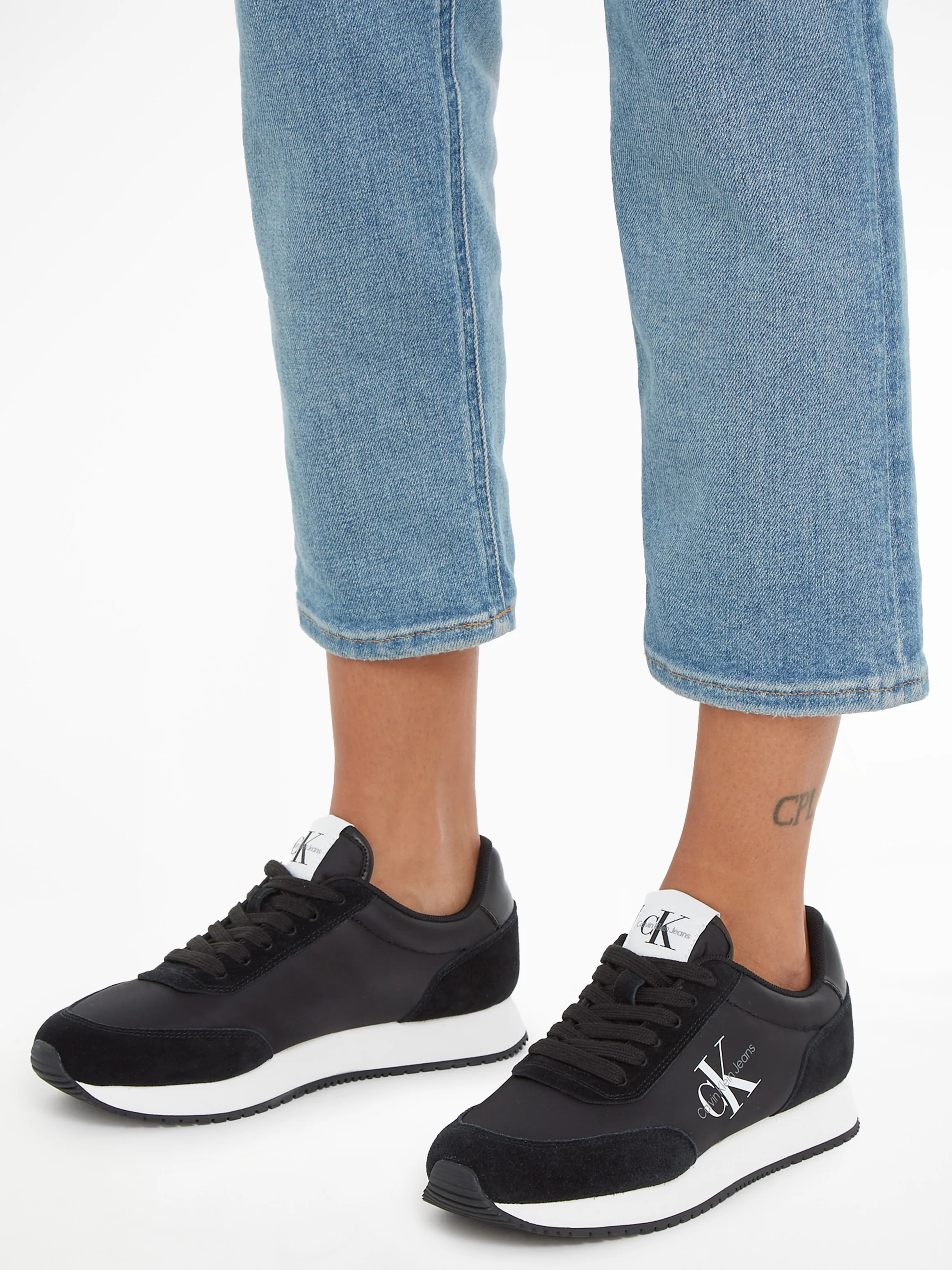 Calvin Klein Jeans Sneaker "RETRO RUNNER LOW LACE NY ML", Freizeitschuh, Ha günstig online kaufen