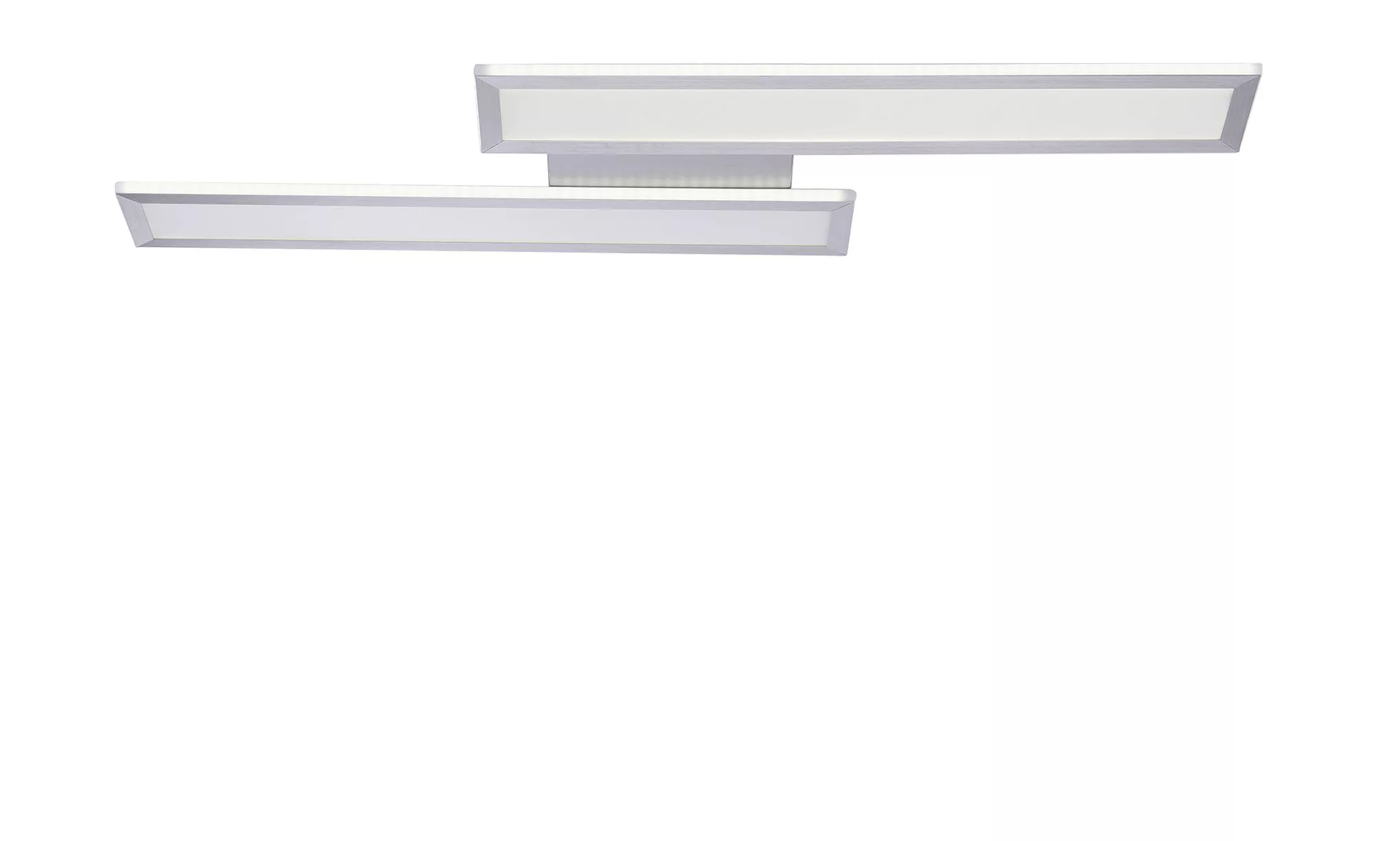 Q-Smart Home Lights Deckenleuchte, 2-flammig, nickel matt - silber - 90 cm günstig online kaufen