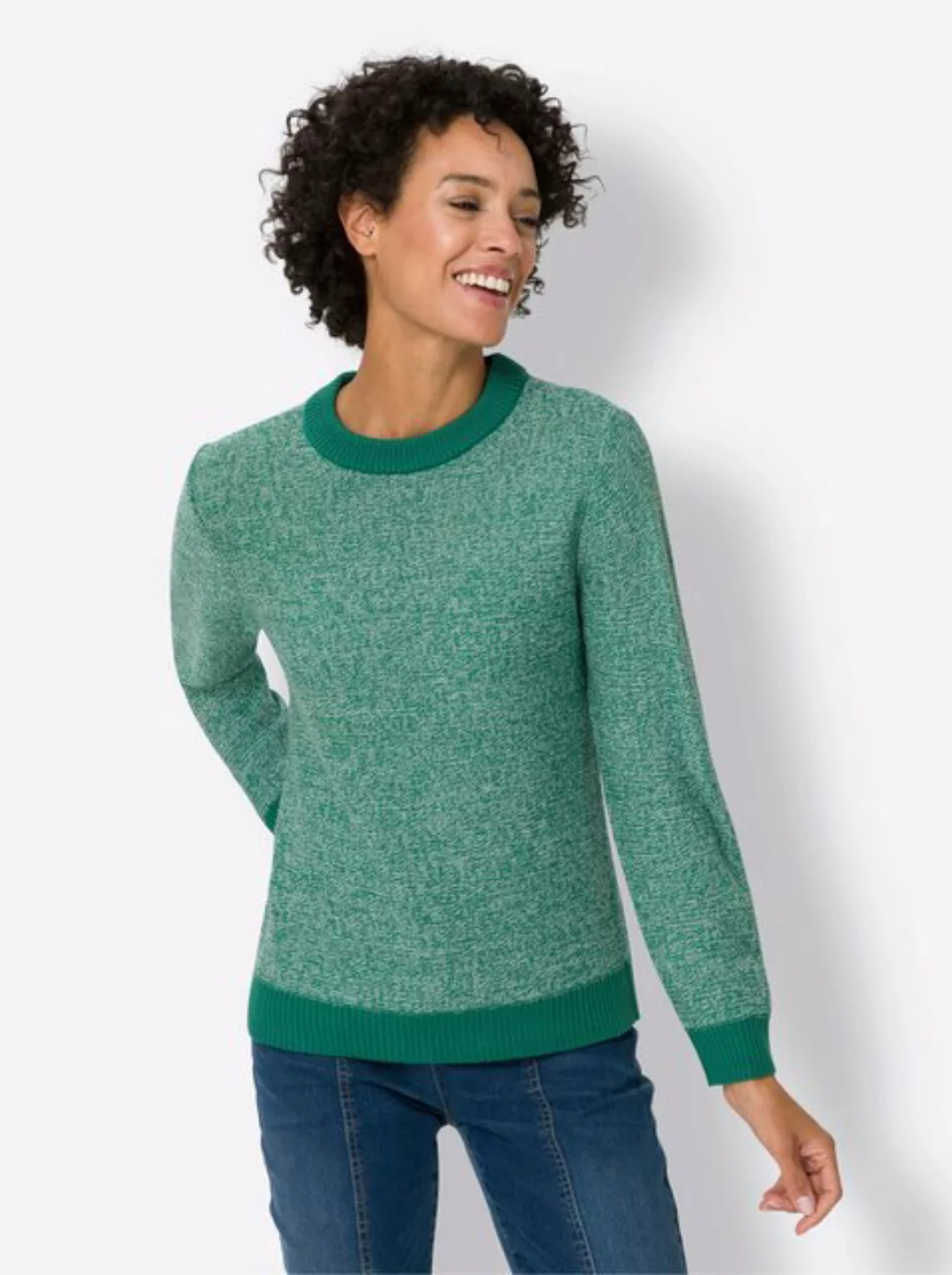 Sieh an! Strickpullover Langarm-Pullover günstig online kaufen