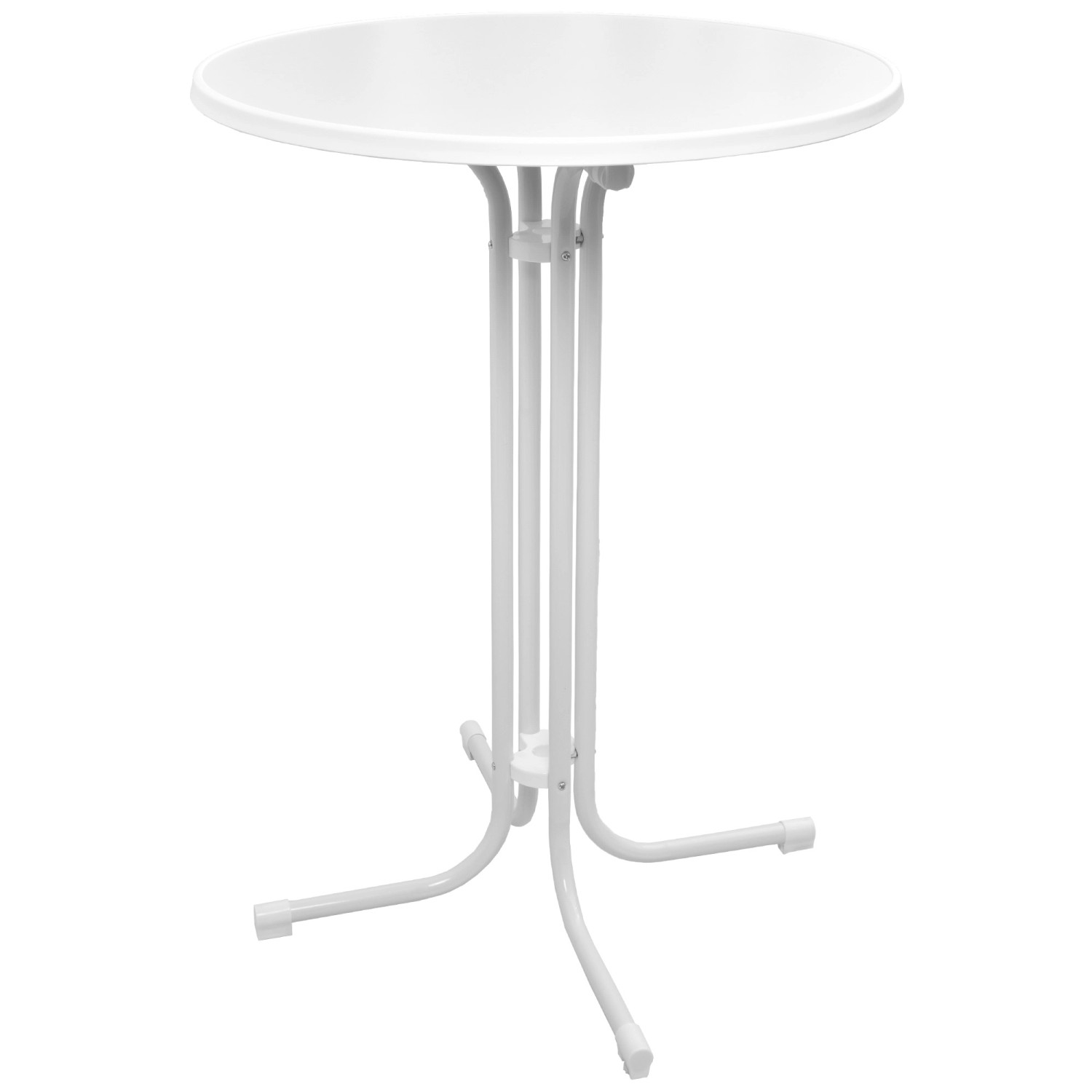 Beautissu Bellini Stehtisch Ø80xH110cm Weiß günstig online kaufen