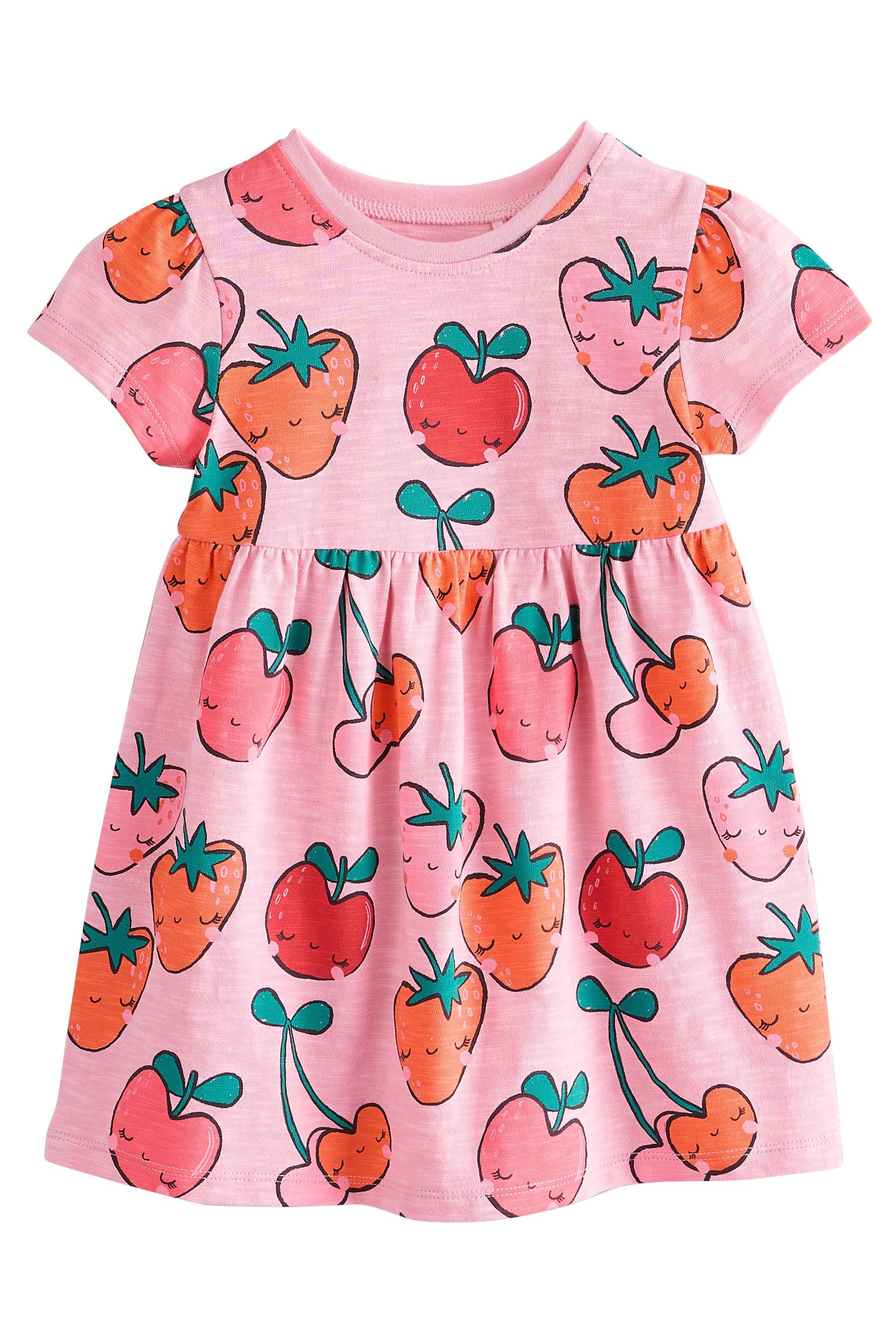 Next Jerseykleid Kurzärmeliges Jersey-Sommerkleid (1-tlg) günstig online kaufen