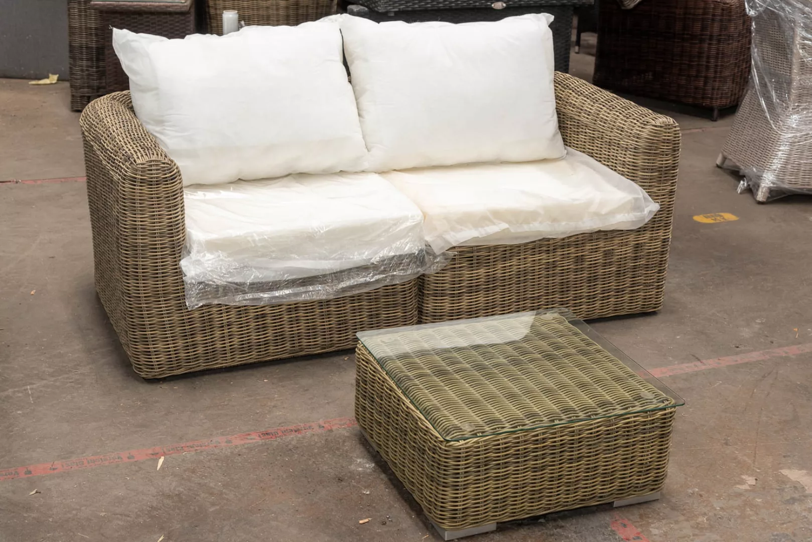 #HBM 2687: 2er Sofa bestehend aus 2 Seitenelementen Marbella mit Beistellti günstig online kaufen