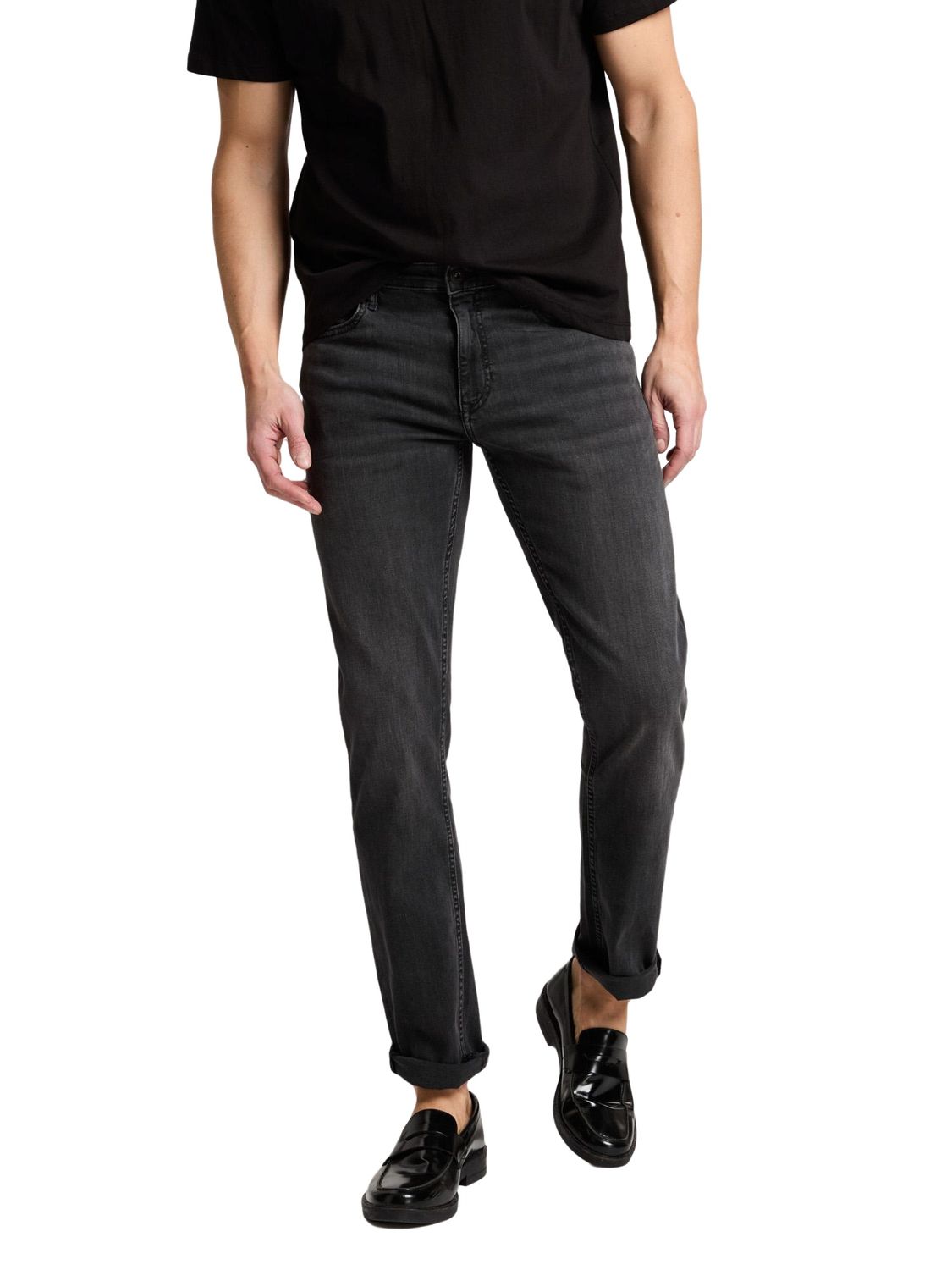 Cross Jeans Herren Jeans DAMIEN - Slim Fit - Grau - Anthracite günstig online kaufen