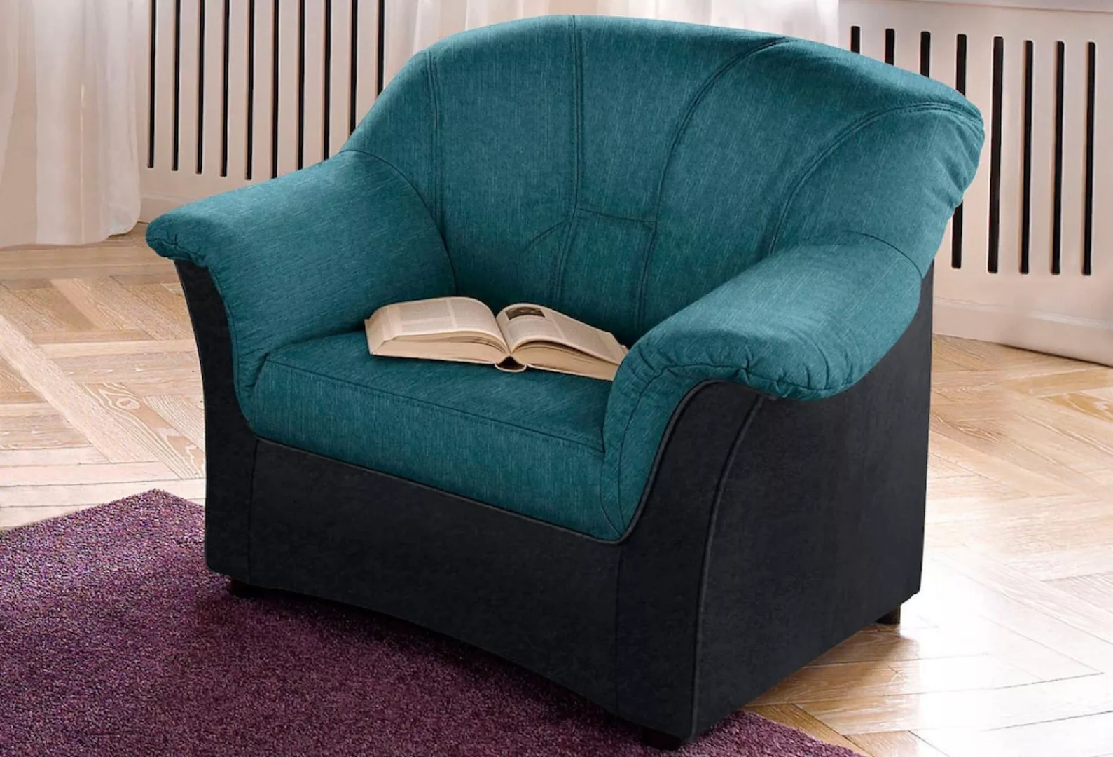 DOMO collection Sessel "Flores auch in Leder" günstig online kaufen
