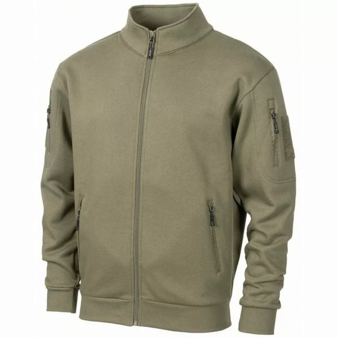 MFH Sweatjacke Sweatjacke, Tactical, oliv - S Kopfhörerausgang günstig online kaufen