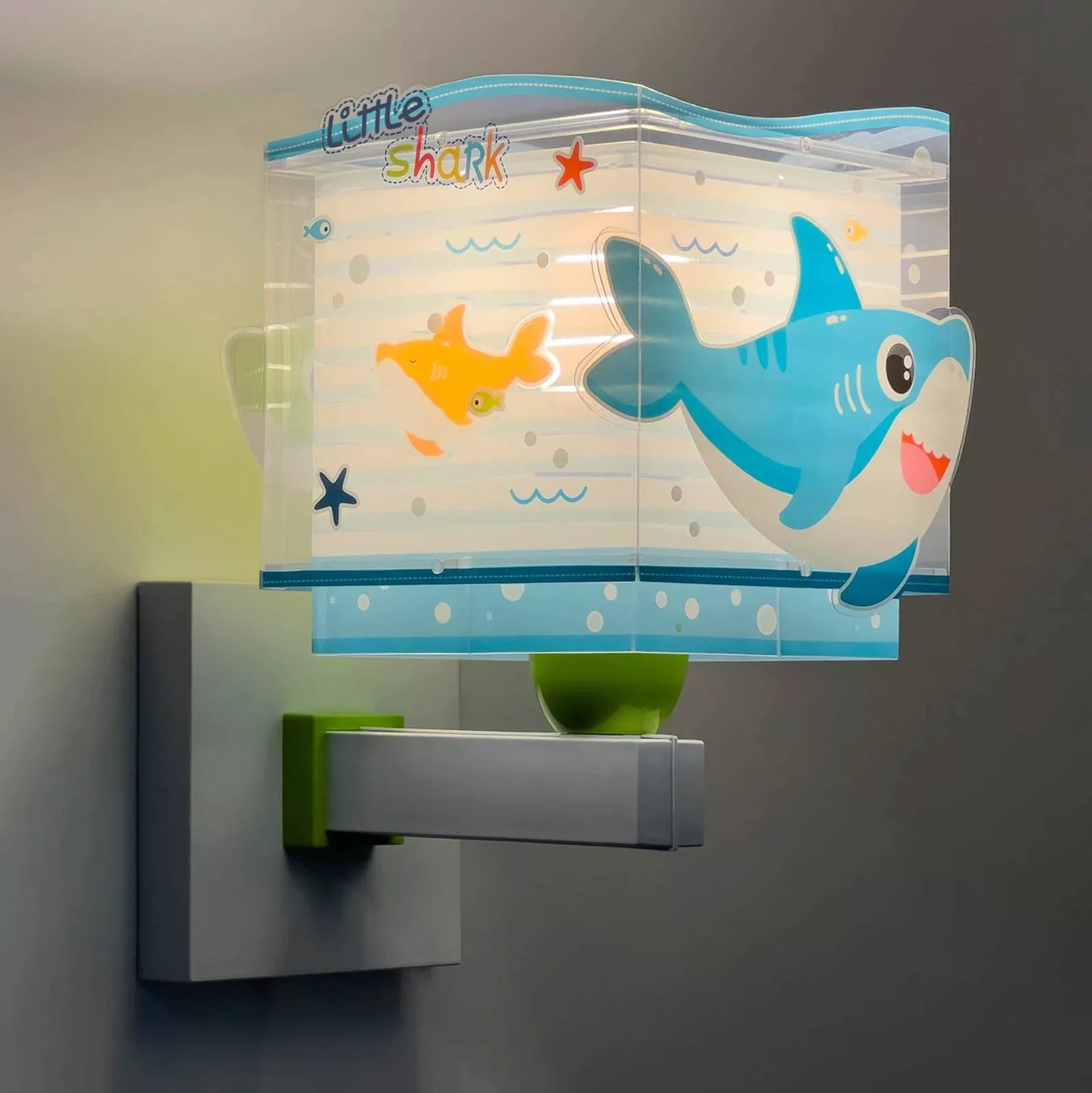 Dalber Little Shark Wandleuchte mit Meeresmotiv günstig online kaufen