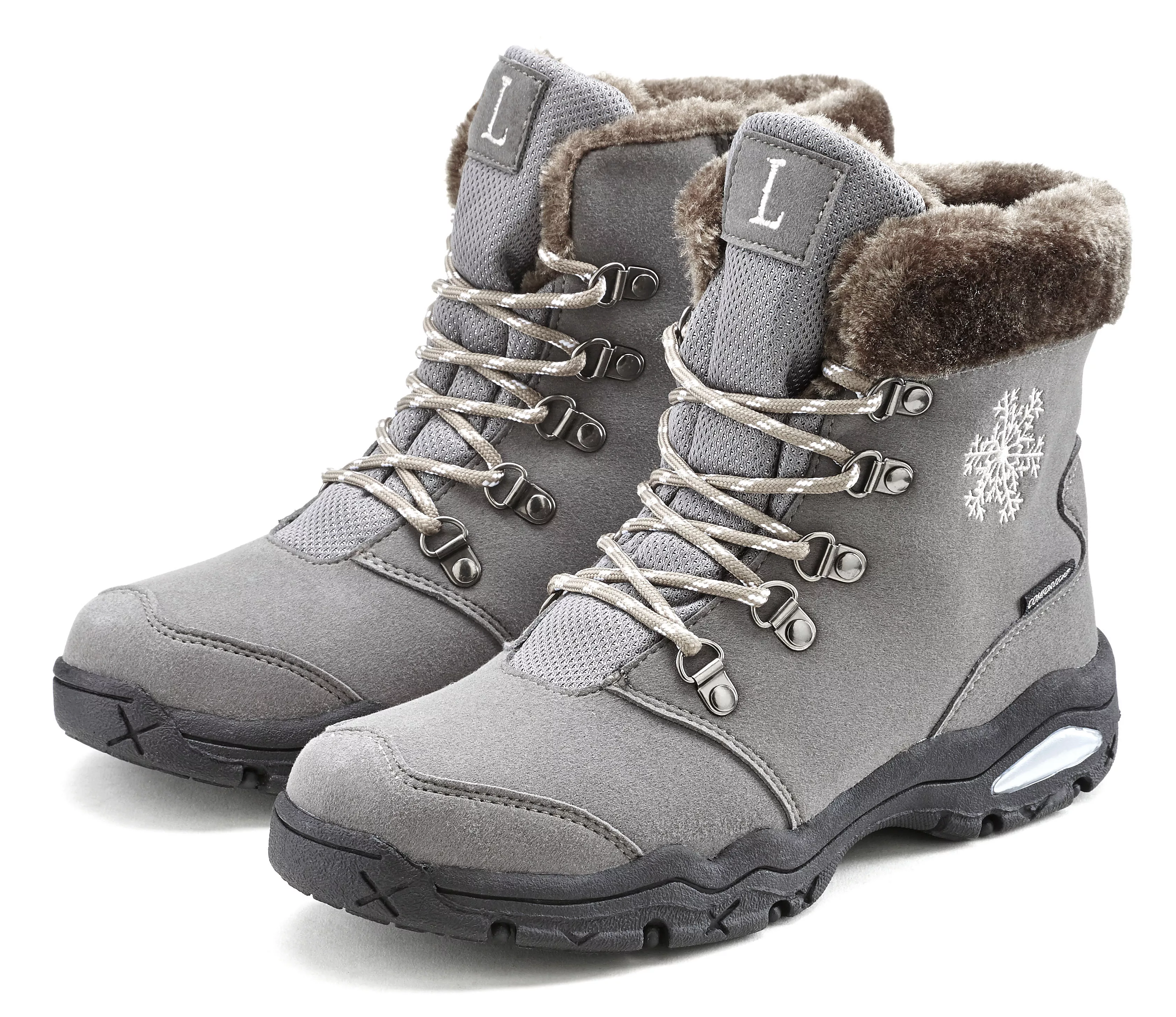 LASCANA Winterstiefelette "Stiefelette, Stiefel, Winterstiefel", mit Warmfu günstig online kaufen