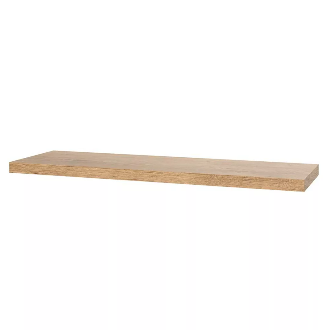 Wand Regal Holzoptik in Plankeneiche 78 cm breit - 25 cm tief günstig online kaufen