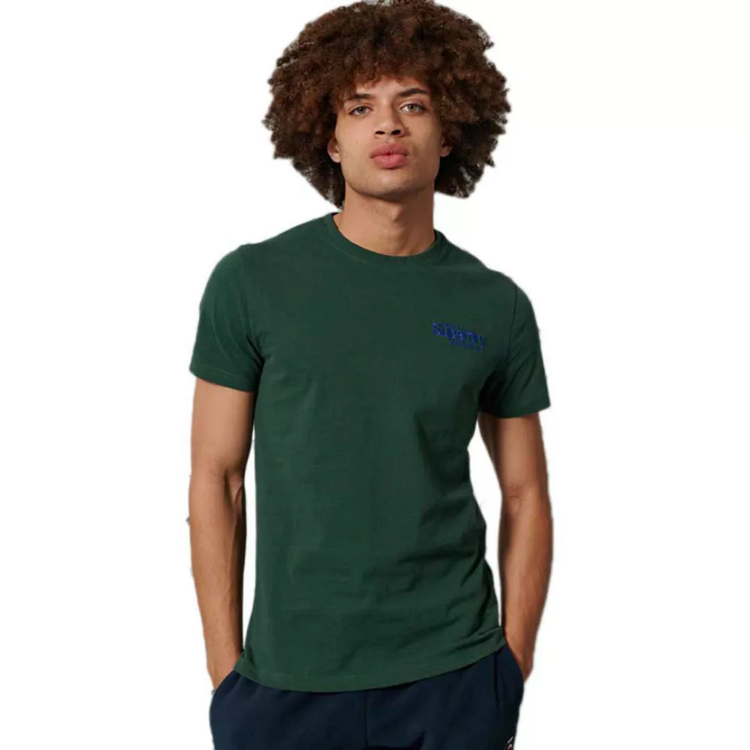 Superdry Core Logo Athletics Micro Kurzärmeliges T-shirt 2XL Enamel Green günstig online kaufen