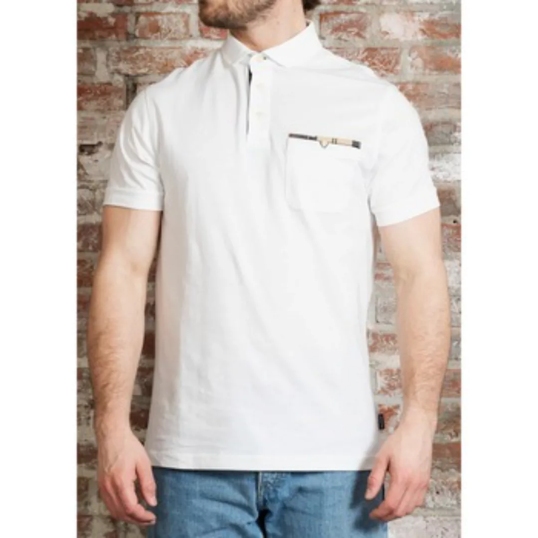 Barbour  T-Shirts & Poloshirts CORPATCH POLO - WEISS günstig online kaufen