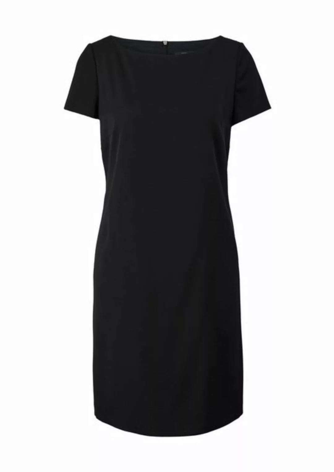 Comma Minikleid Kurzes Kleid mit U-Boot-Ausschnitt Ziernaht günstig online kaufen