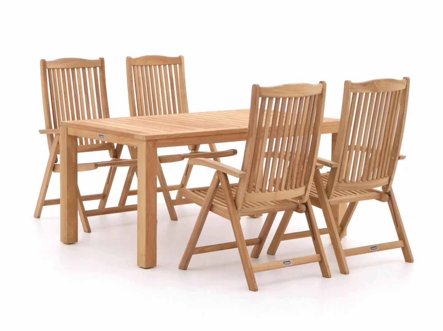 Sunyard Veronica/Oxford 160cm dining tuinset 5-delig verstelbaar günstig online kaufen