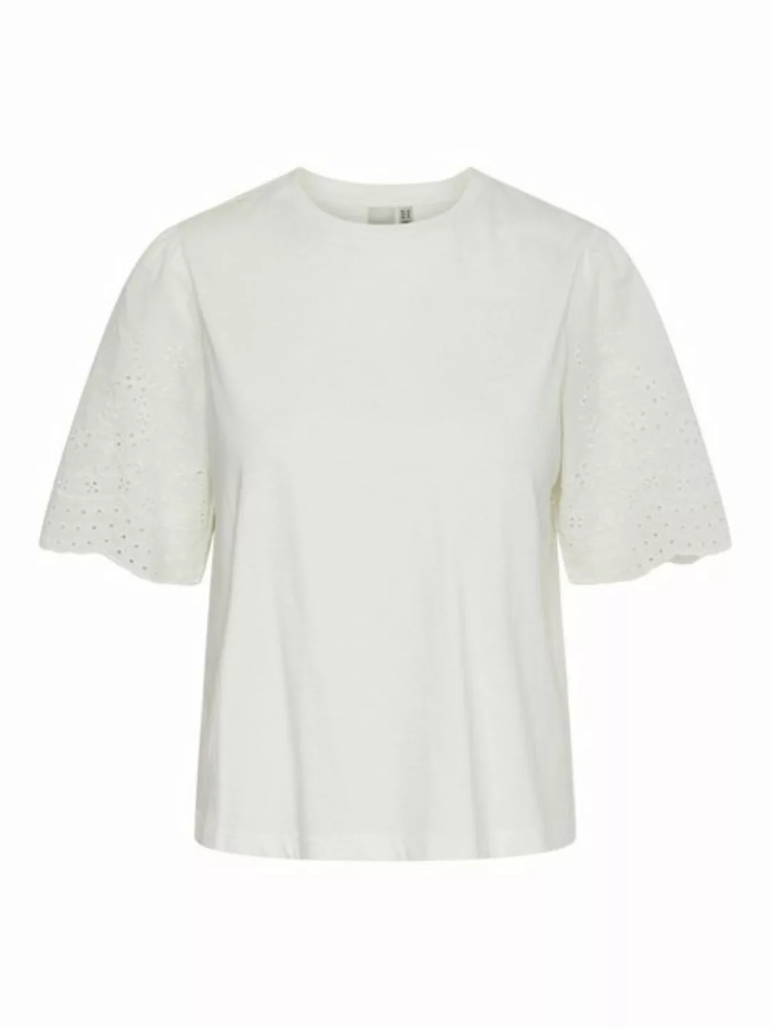 Y.A.S Kurzarmshirt Shirt, Oberteil YASLEX SS TOP W. EMB SLEEVES S. NOOS (Ku günstig online kaufen