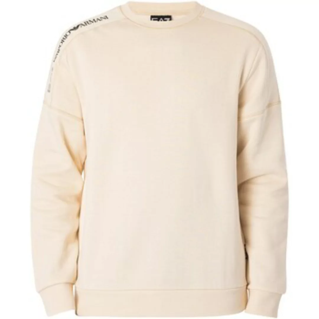 Emporio Armani EA7  Sweatshirt Sweatshirt mit Schulter-Branding günstig online kaufen