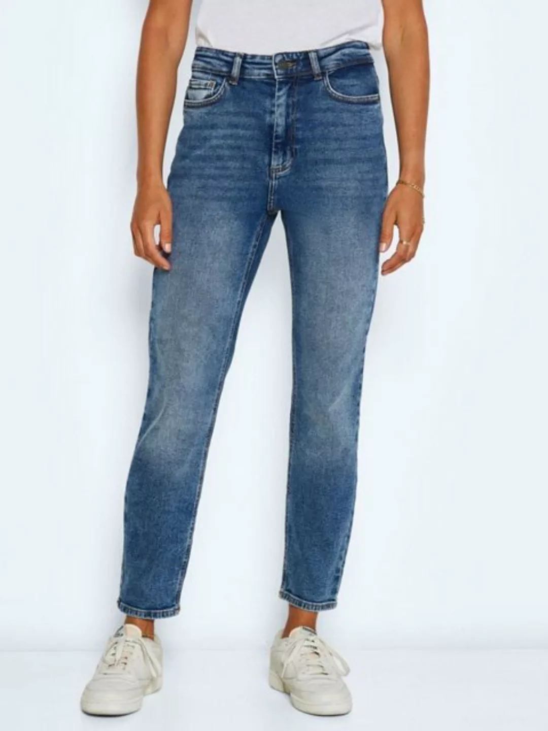 Noisy may Ankle-Jeans "NMMONI HW STRAGHT ANK JEANS AZ221DB NOOS" günstig online kaufen