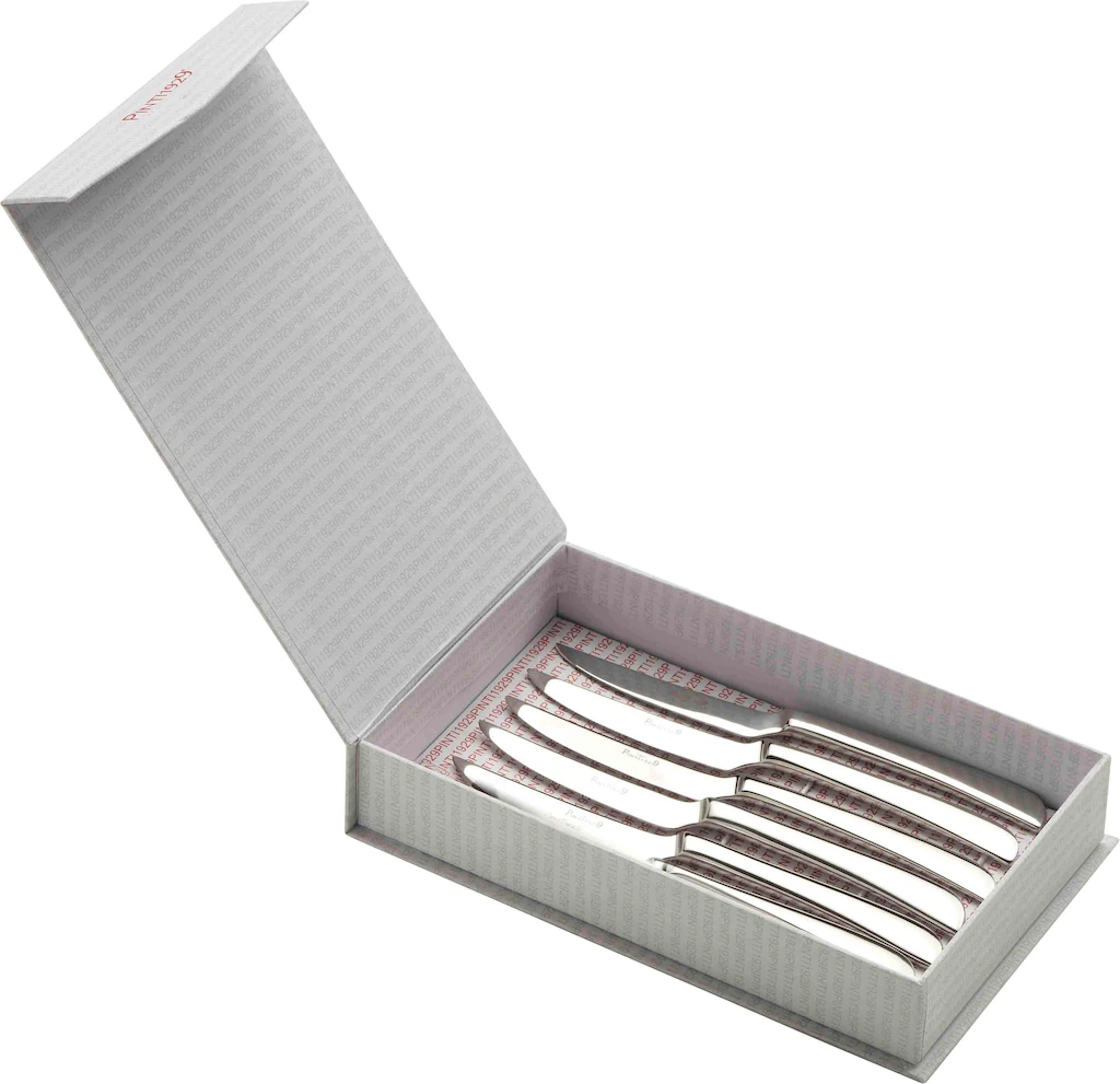 PINTINOX Steakmesser »Esclusivi«, (Set, 6 tlg.), Edelstahl, spülmaschinenge günstig online kaufen