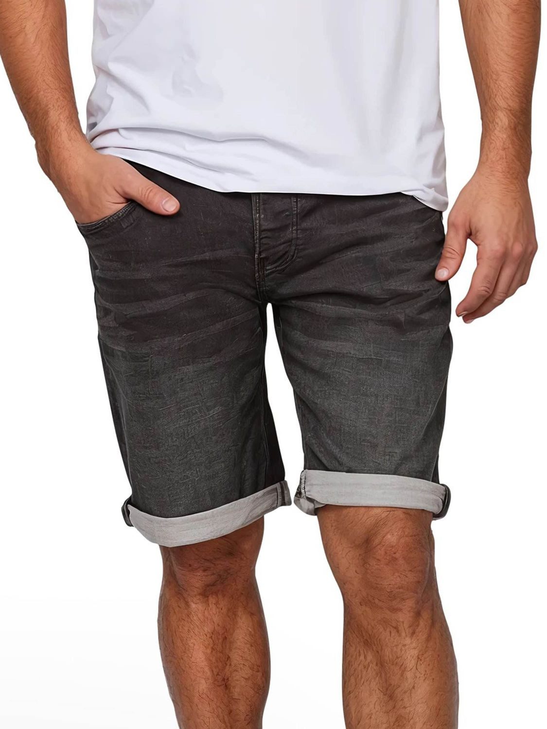 Mustang Jeans Shorts Herren Stretch Kurz Regular Fit Chicago Real X günstig online kaufen