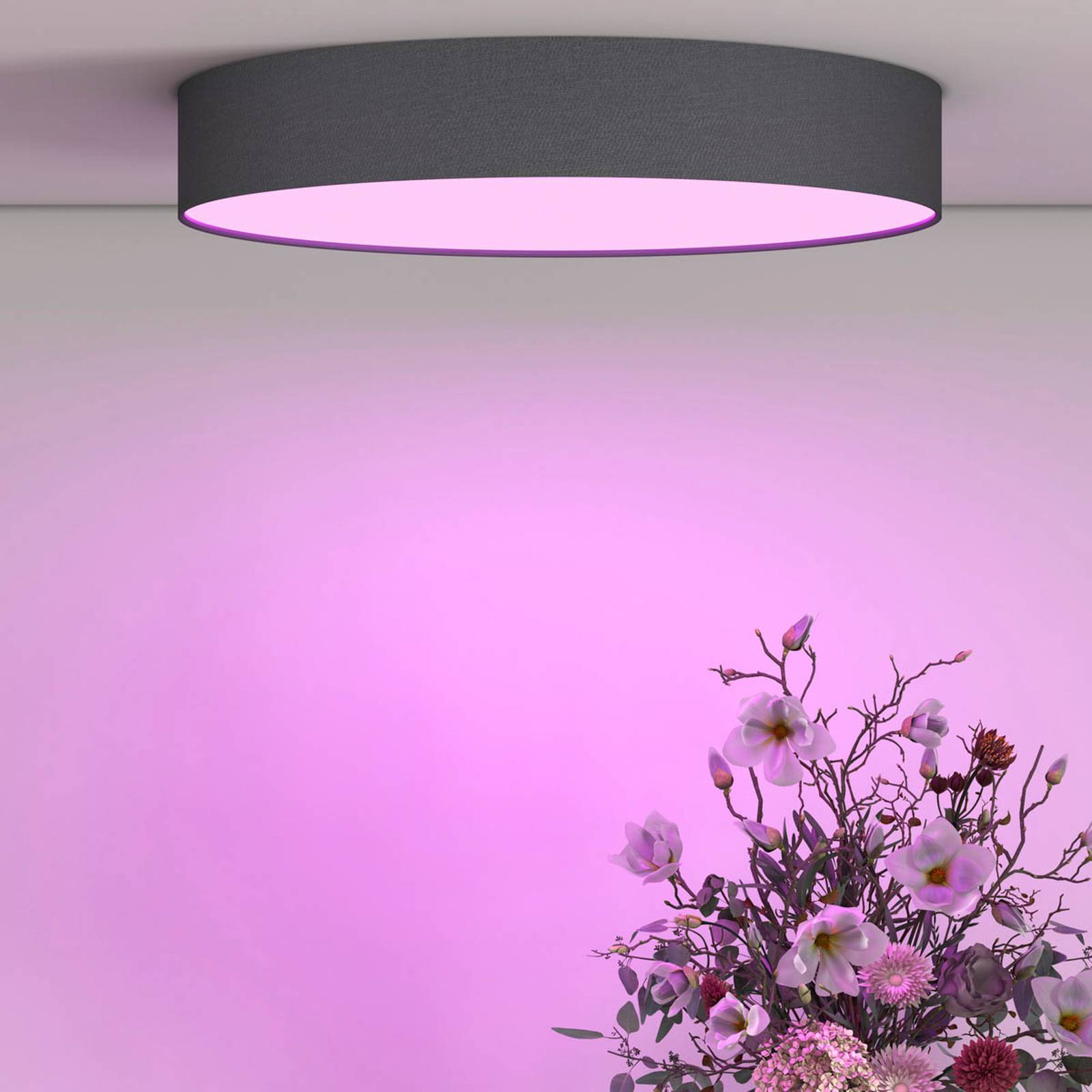 Calex Smart Fabric LED-Deckenleuchte, 40 cm günstig online kaufen